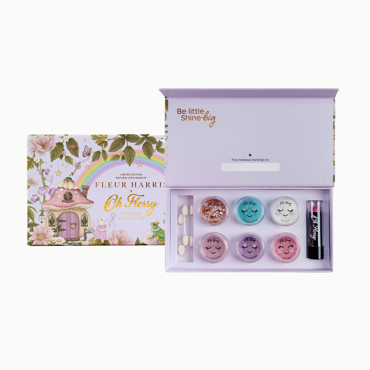 oh flossy x fleur harris - fairyland collection makeup set
