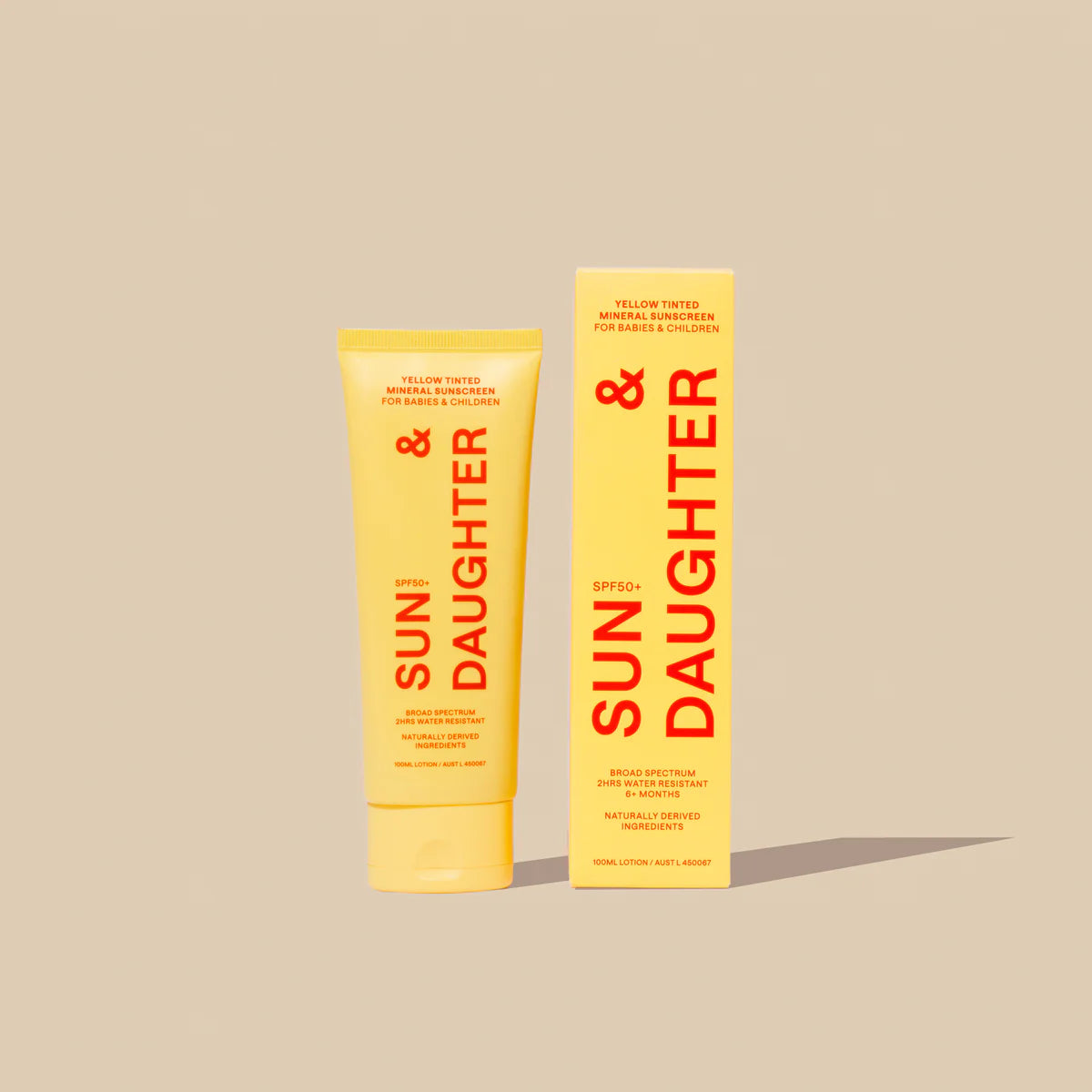 sun & daughter yellow mineral sunscreen