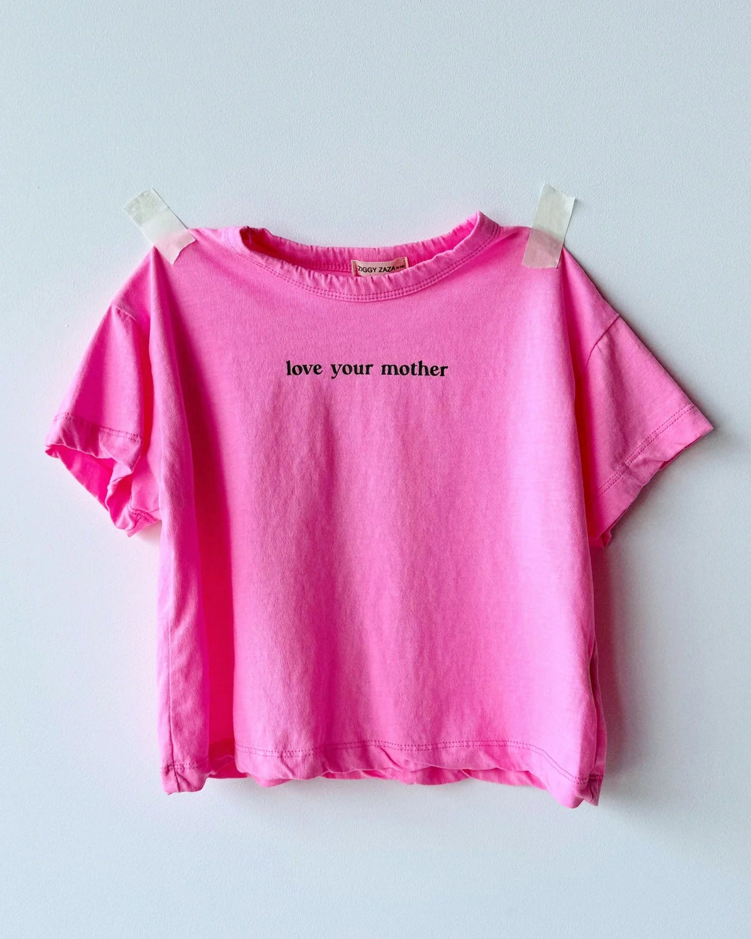 ziggy zaza love your mother tee - pink pop