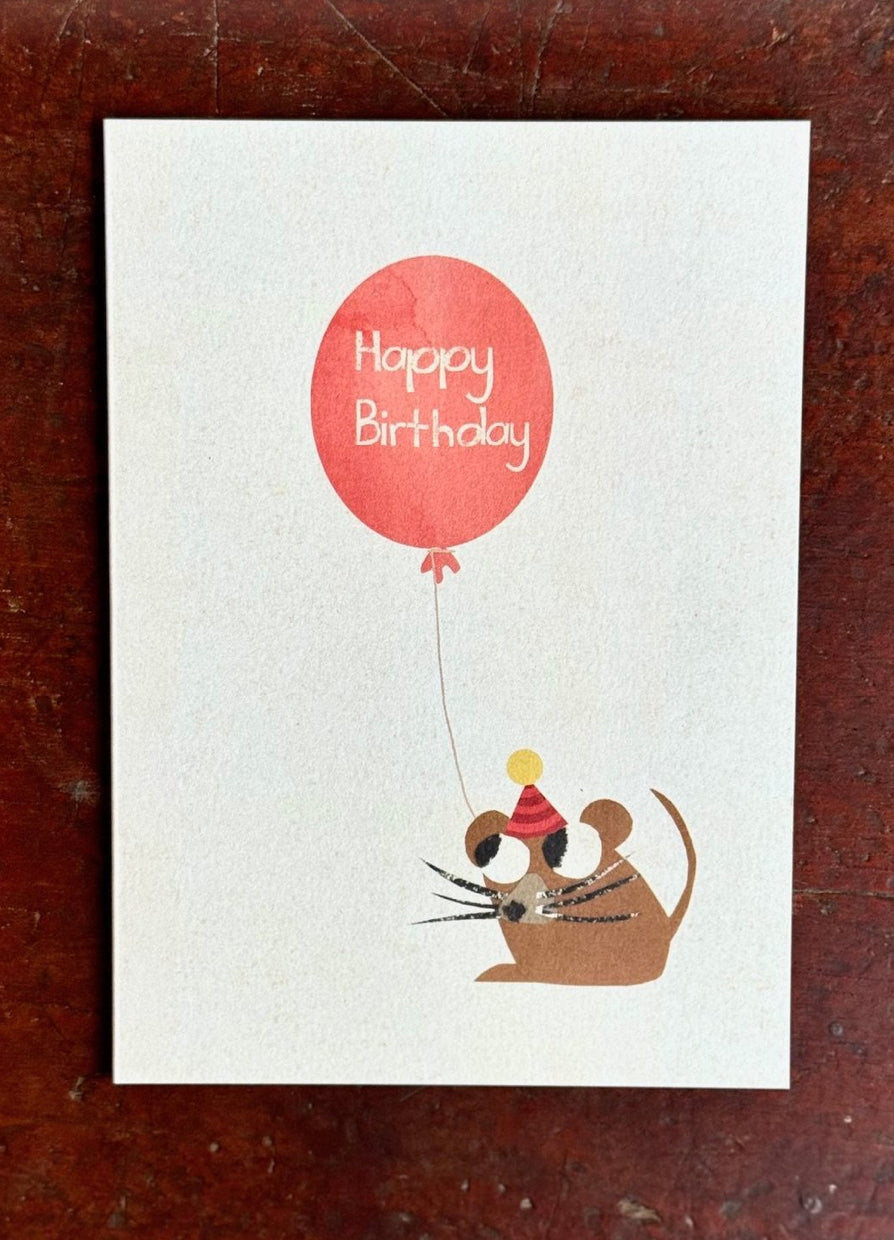 florence fry mouse hbd card