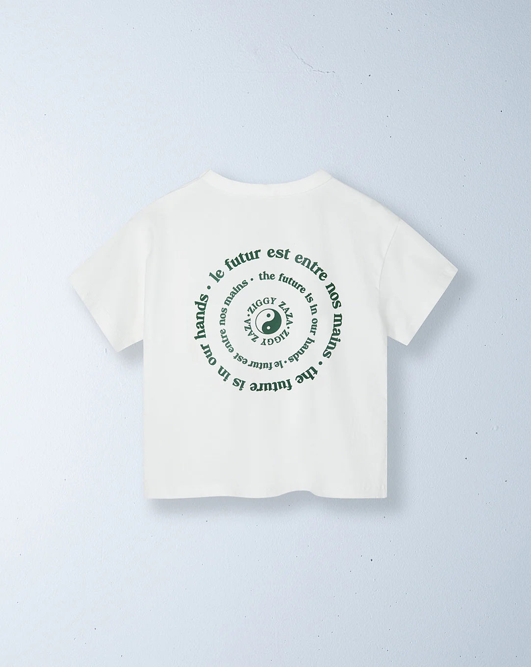 ziggy zaza love your mother tee - forest green print