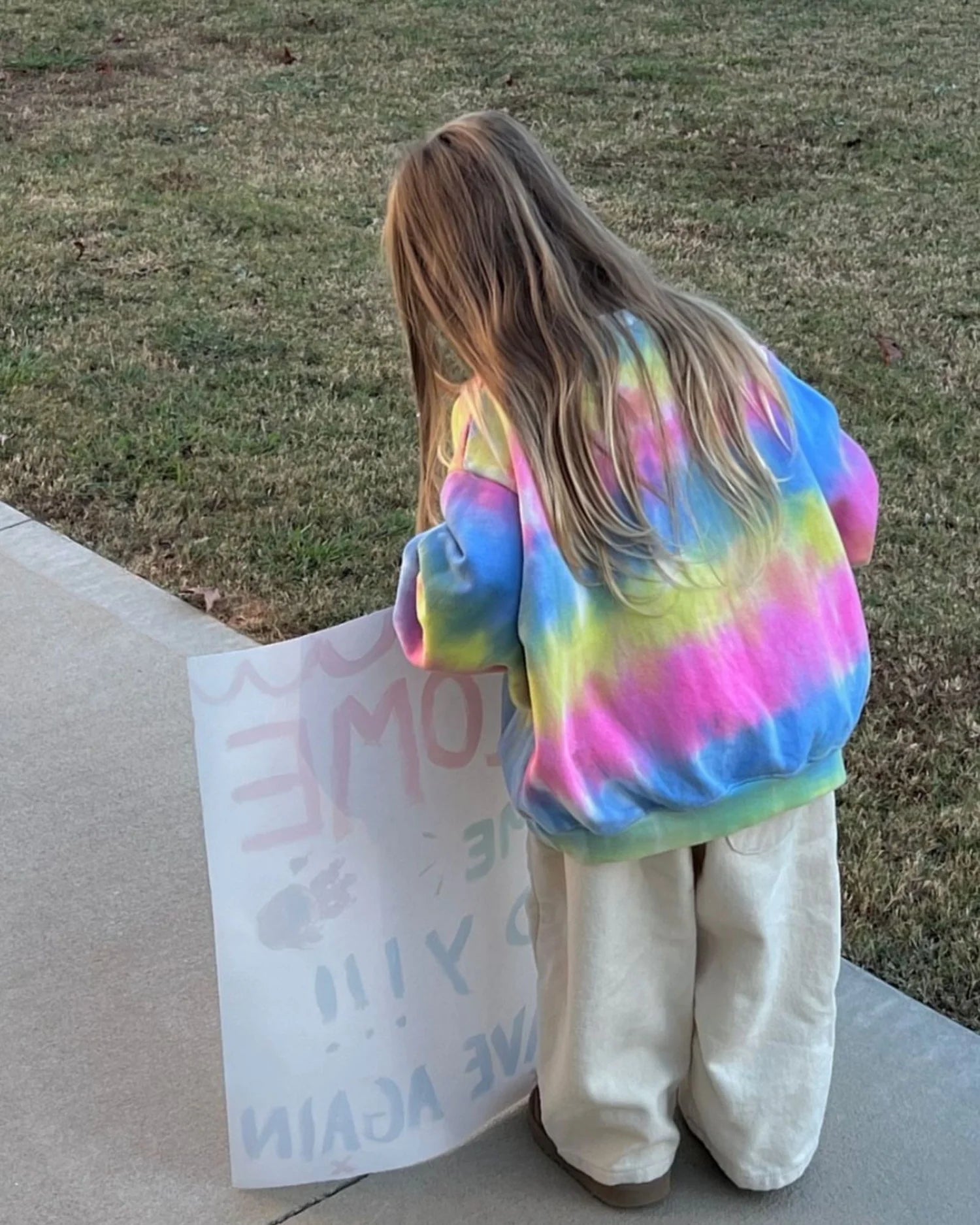 ziggy zaza toro dyed pullover - rainbow