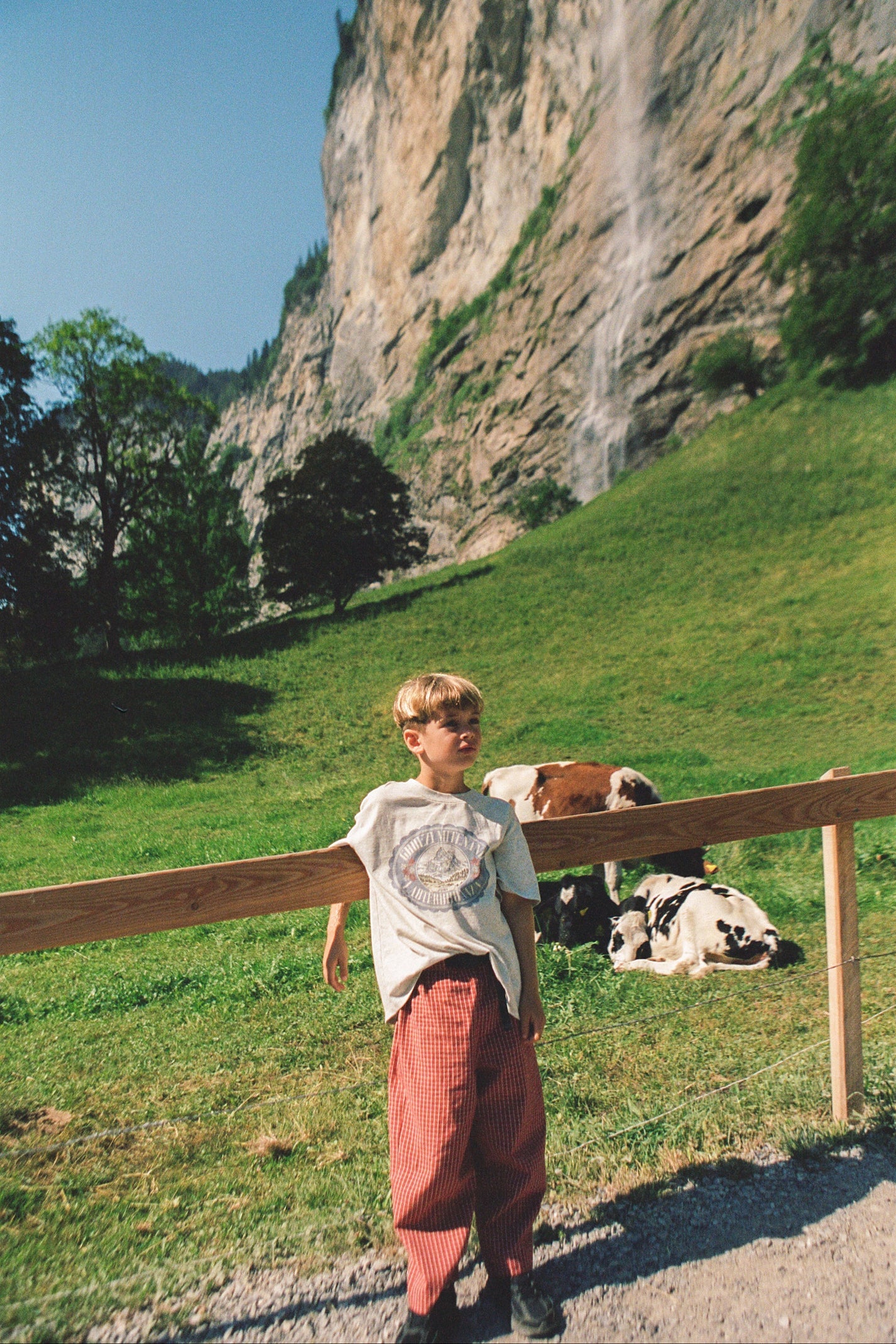 juni jnr alpine tee - grey marle