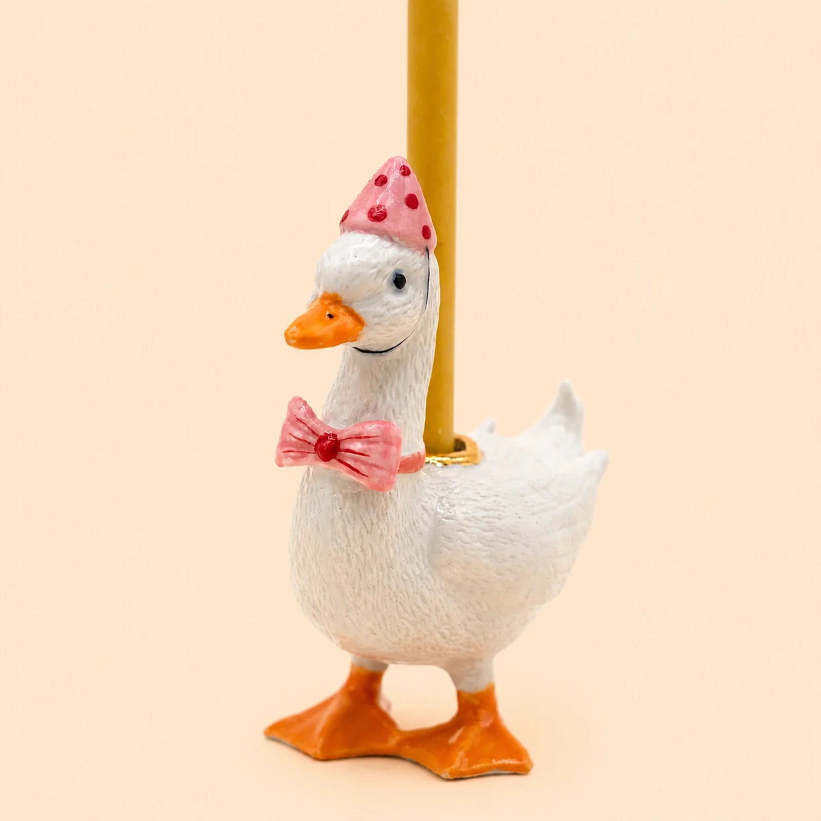 camp hollow pink goose cake topper / candle holder (pre order)