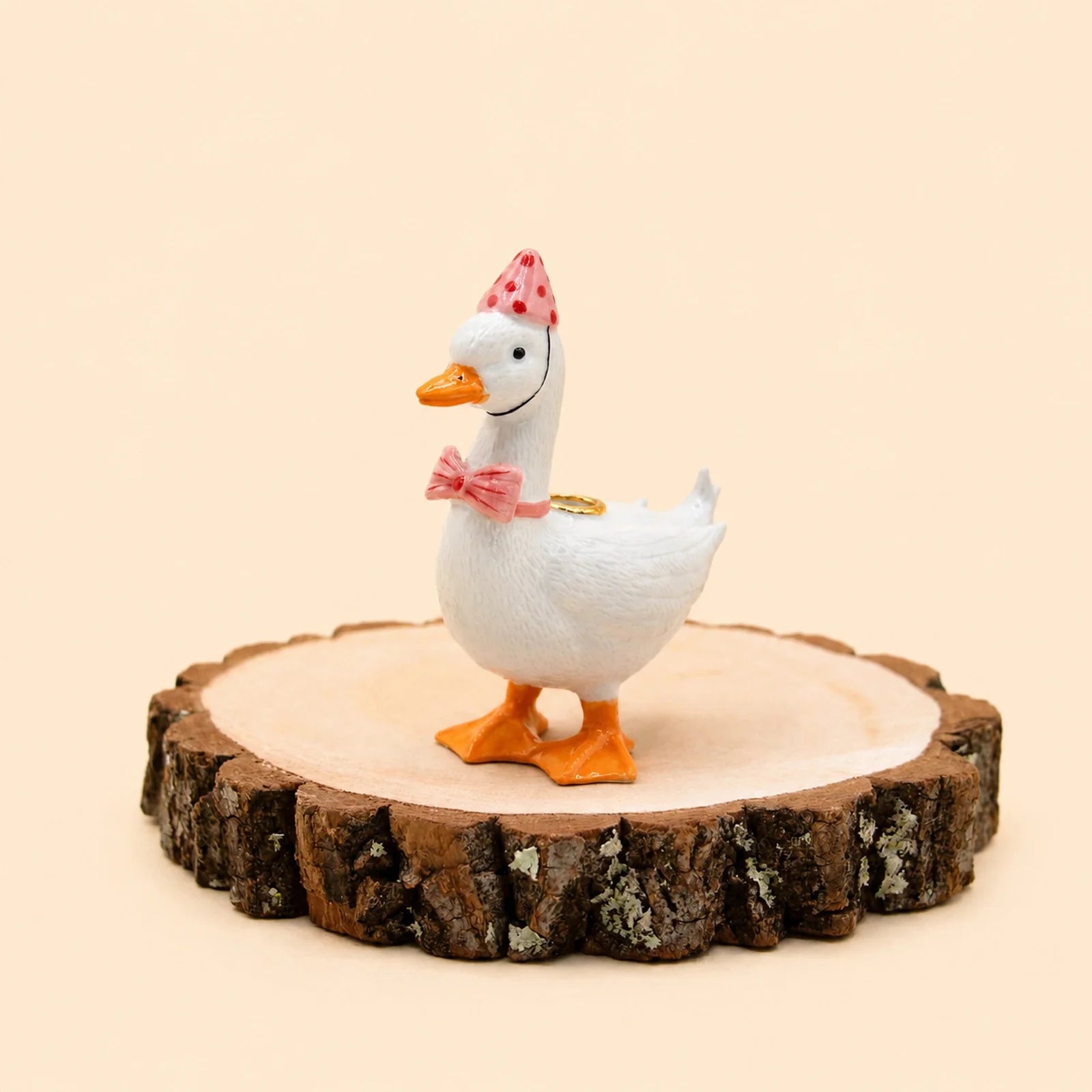 camp hollow pink goose cake topper / candle holder (pre order)