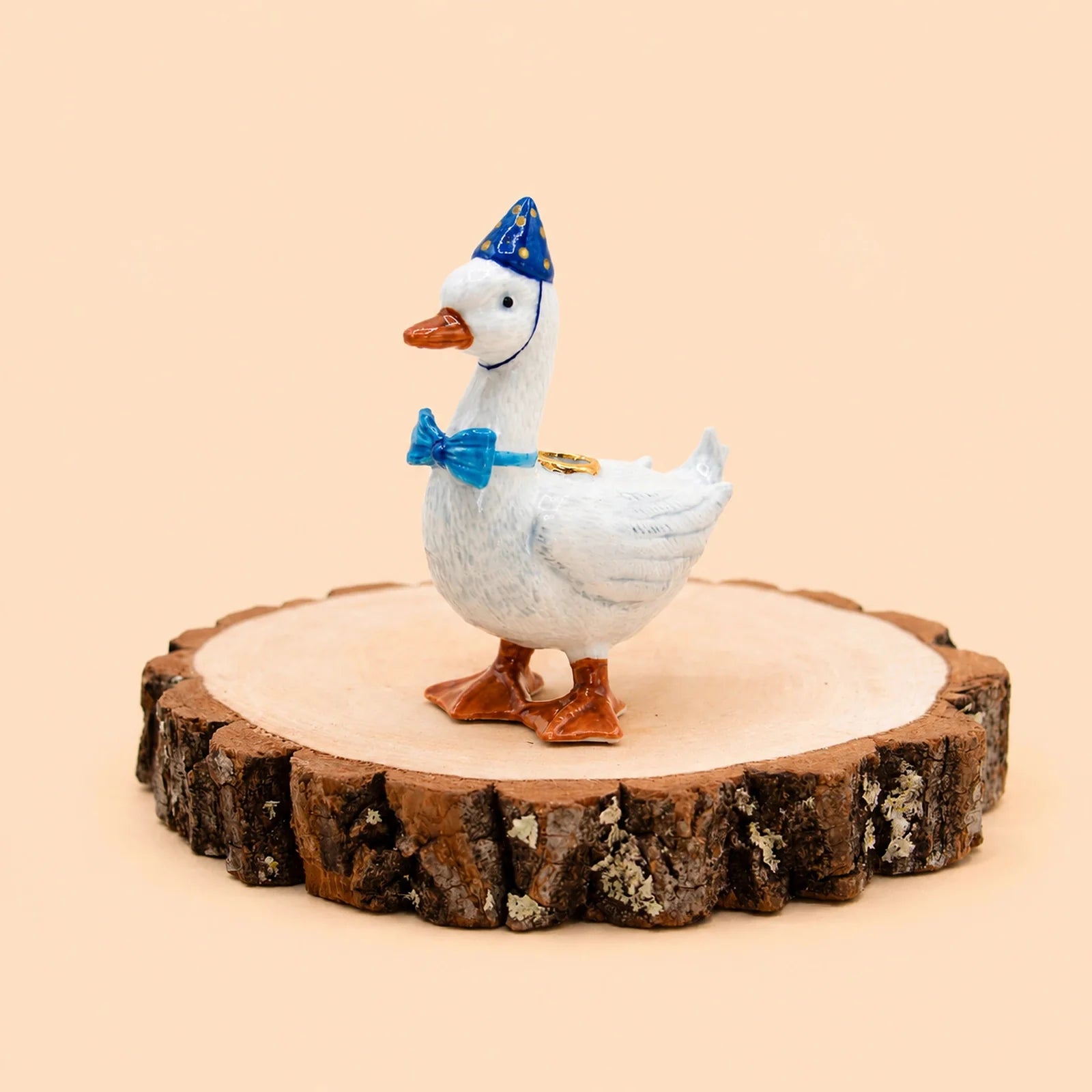 camp hollow blue goose cake topper / candle holder (pre order)
