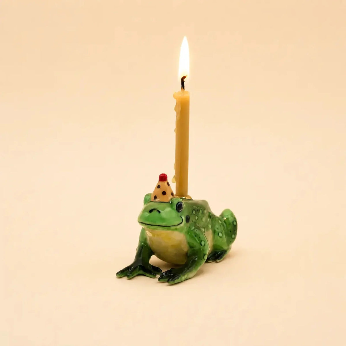 camp hollow frog cake topper / candle holder (pre order)