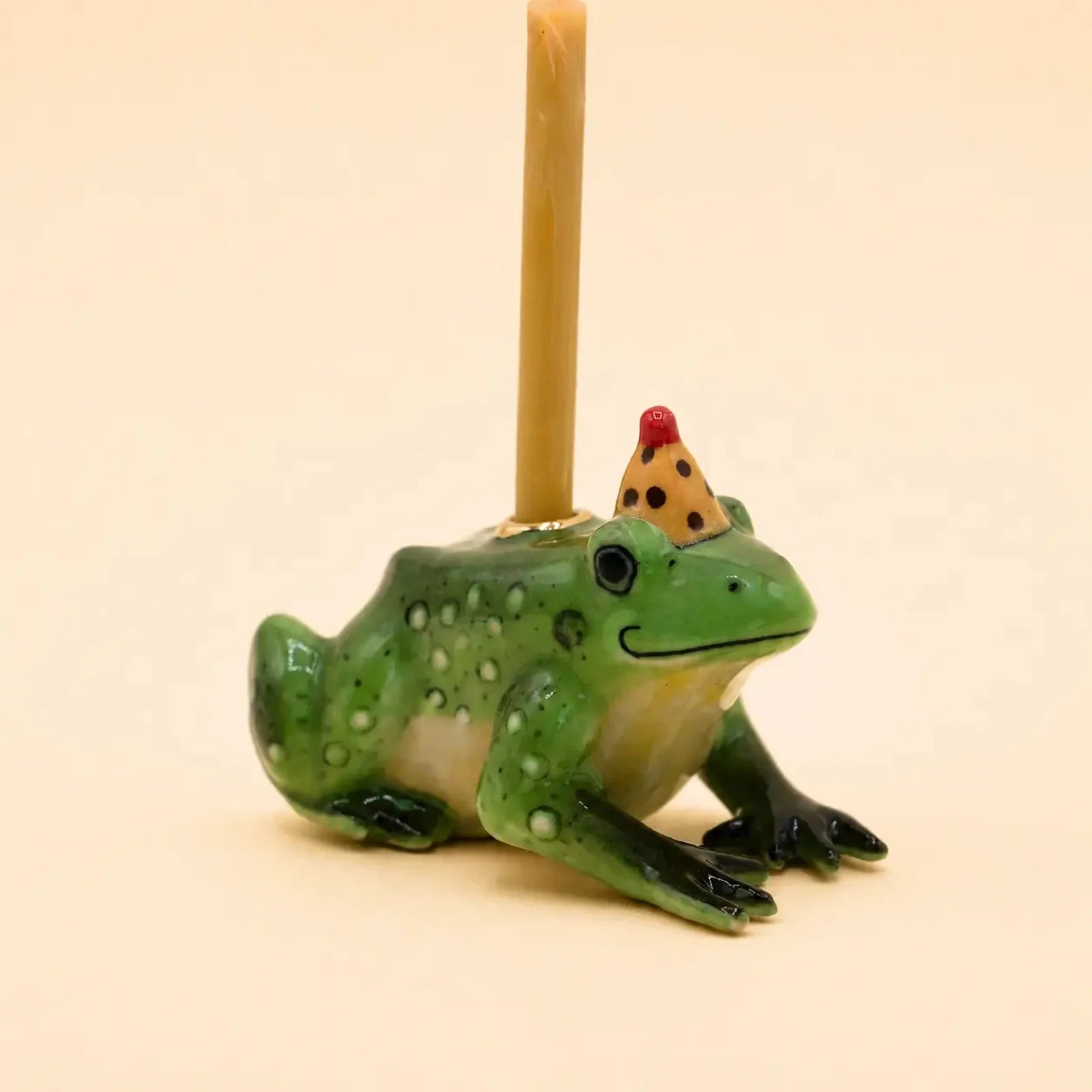 camp hollow frog cake topper / candle holder (pre order)