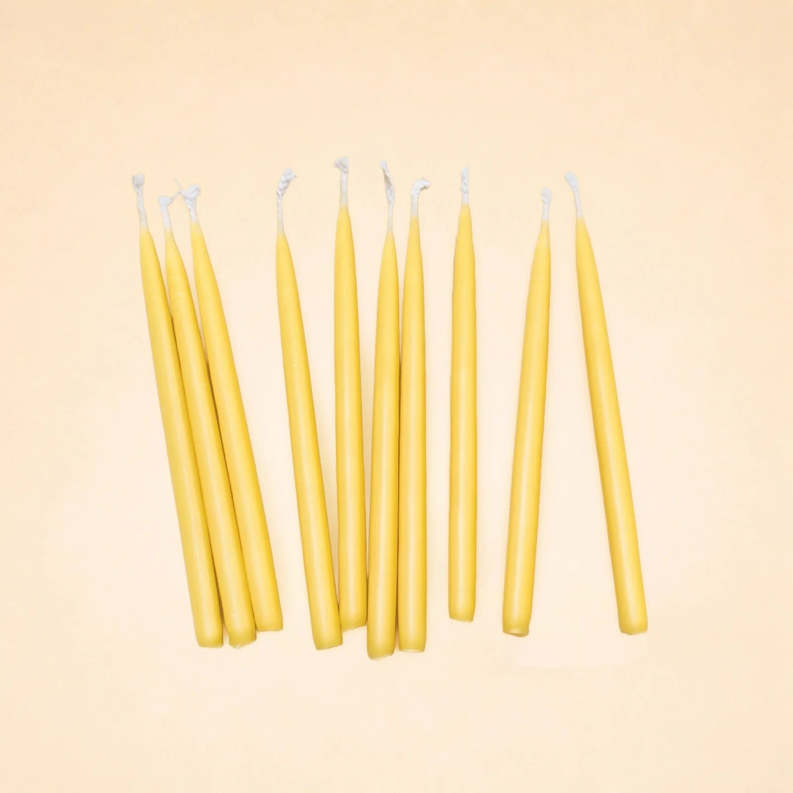 camp hollow tapered beezwax candle set x 10 (pre order)