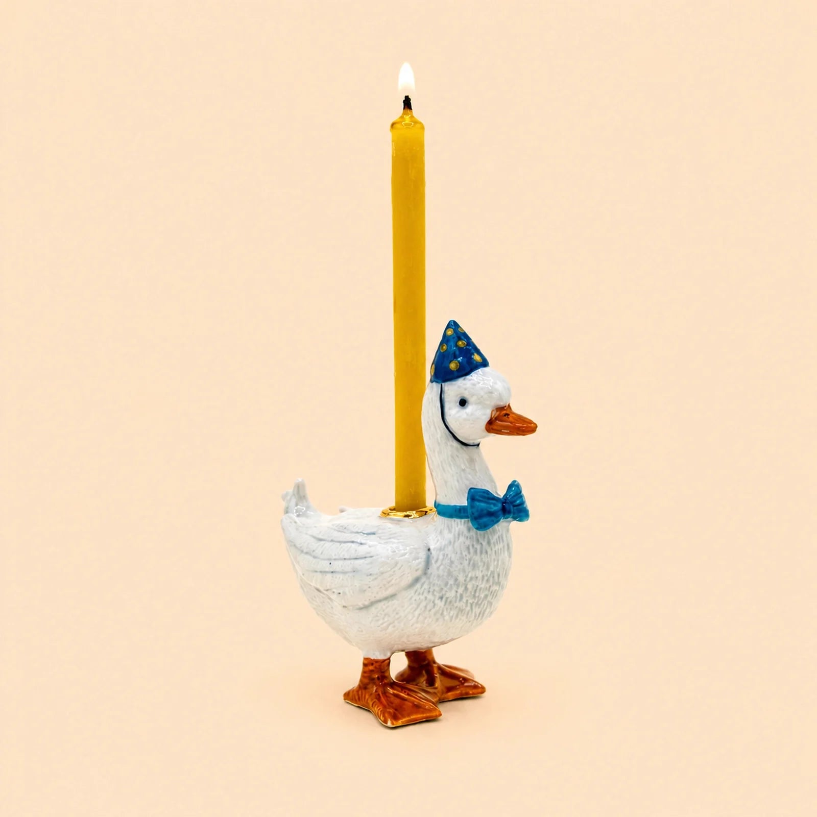 camp hollow blue goose cake topper / candle holder (pre order)