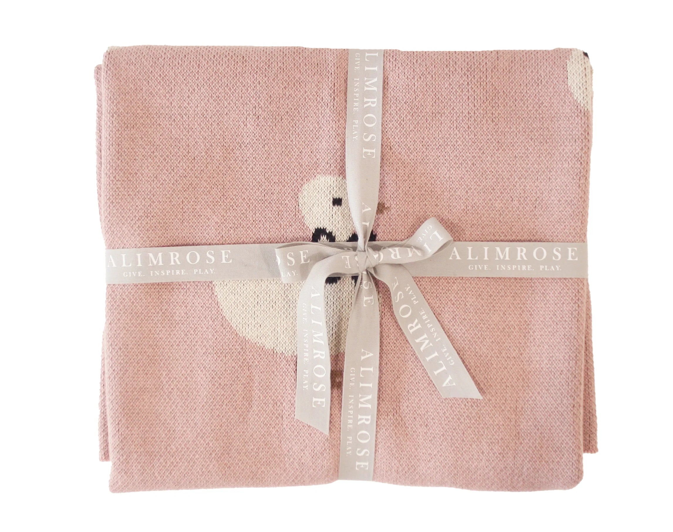 alimrose duck baby blanket - petal