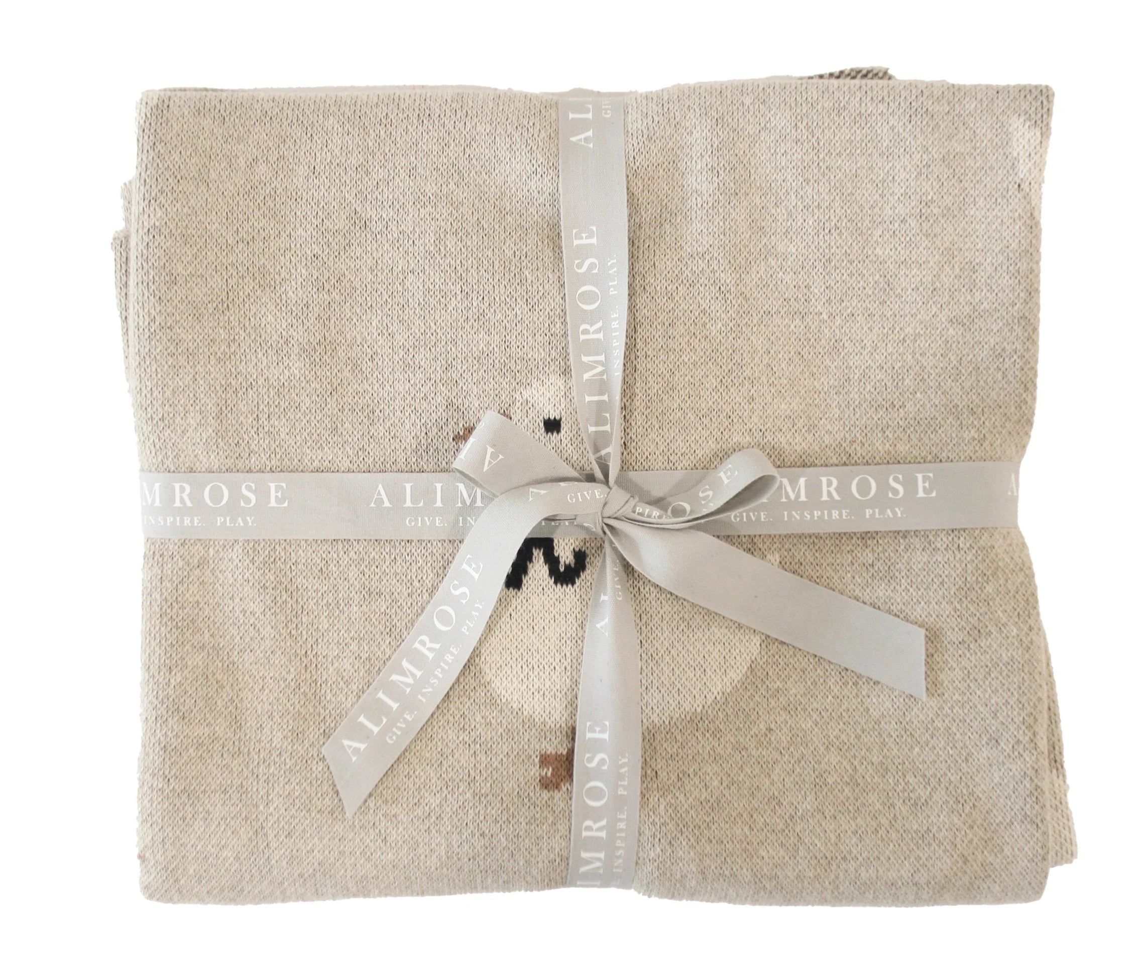 alimrose duck baby blanket - natural