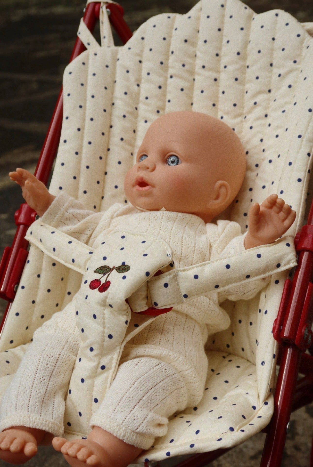 konges slojd doll stroller - estate dot