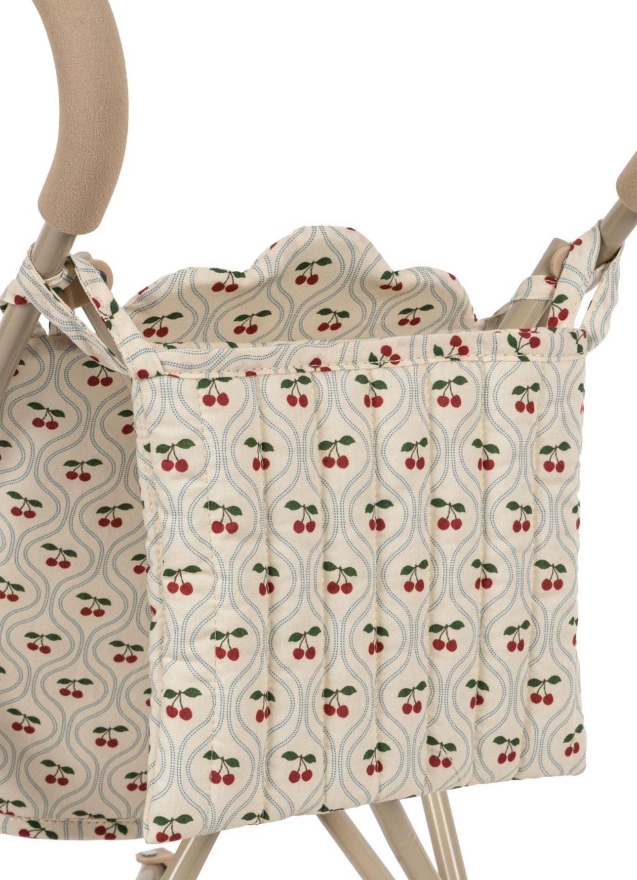 konges slojd doll stroller - cherry motif
