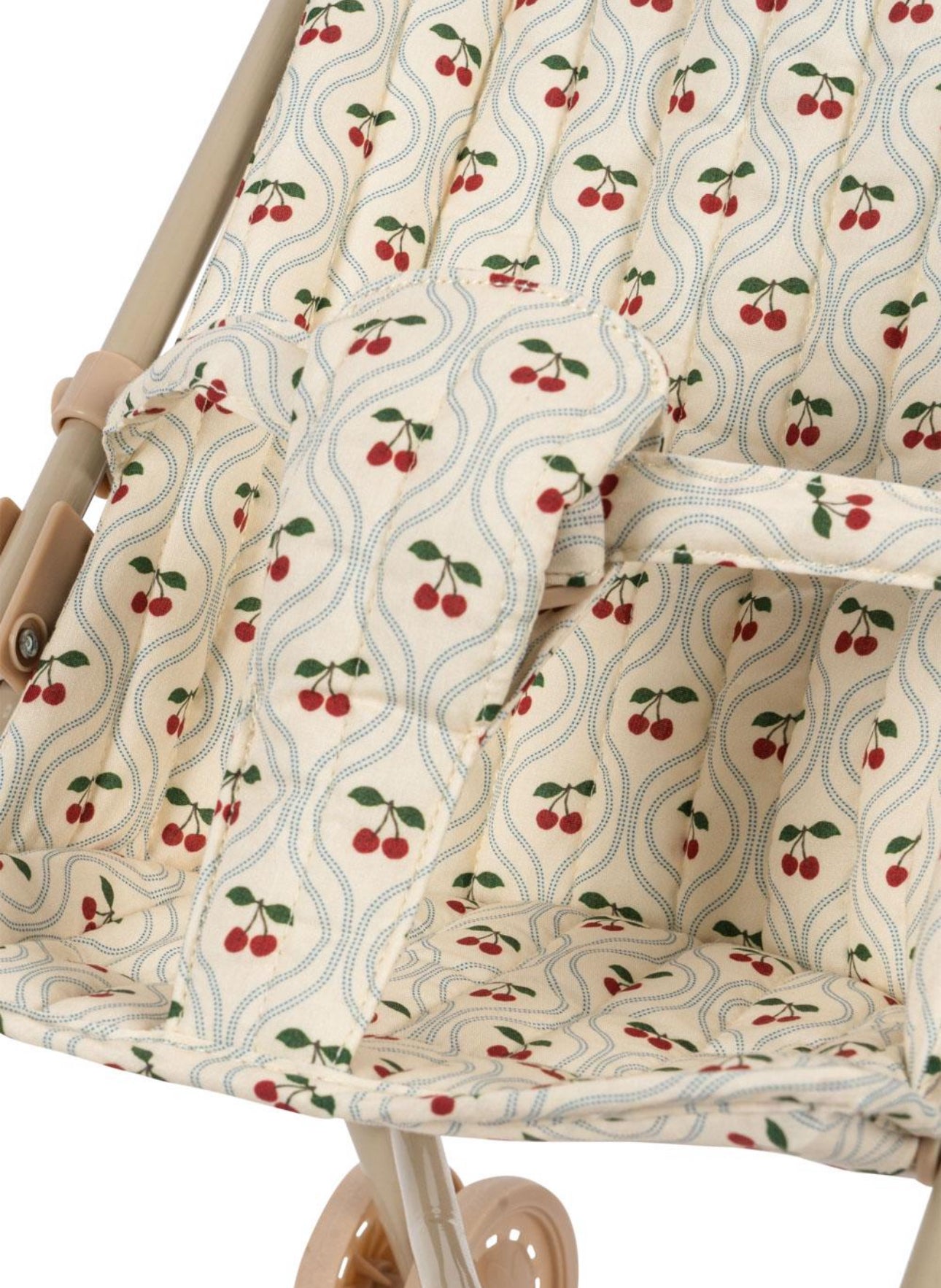 konges slojd doll stroller - cherry motif