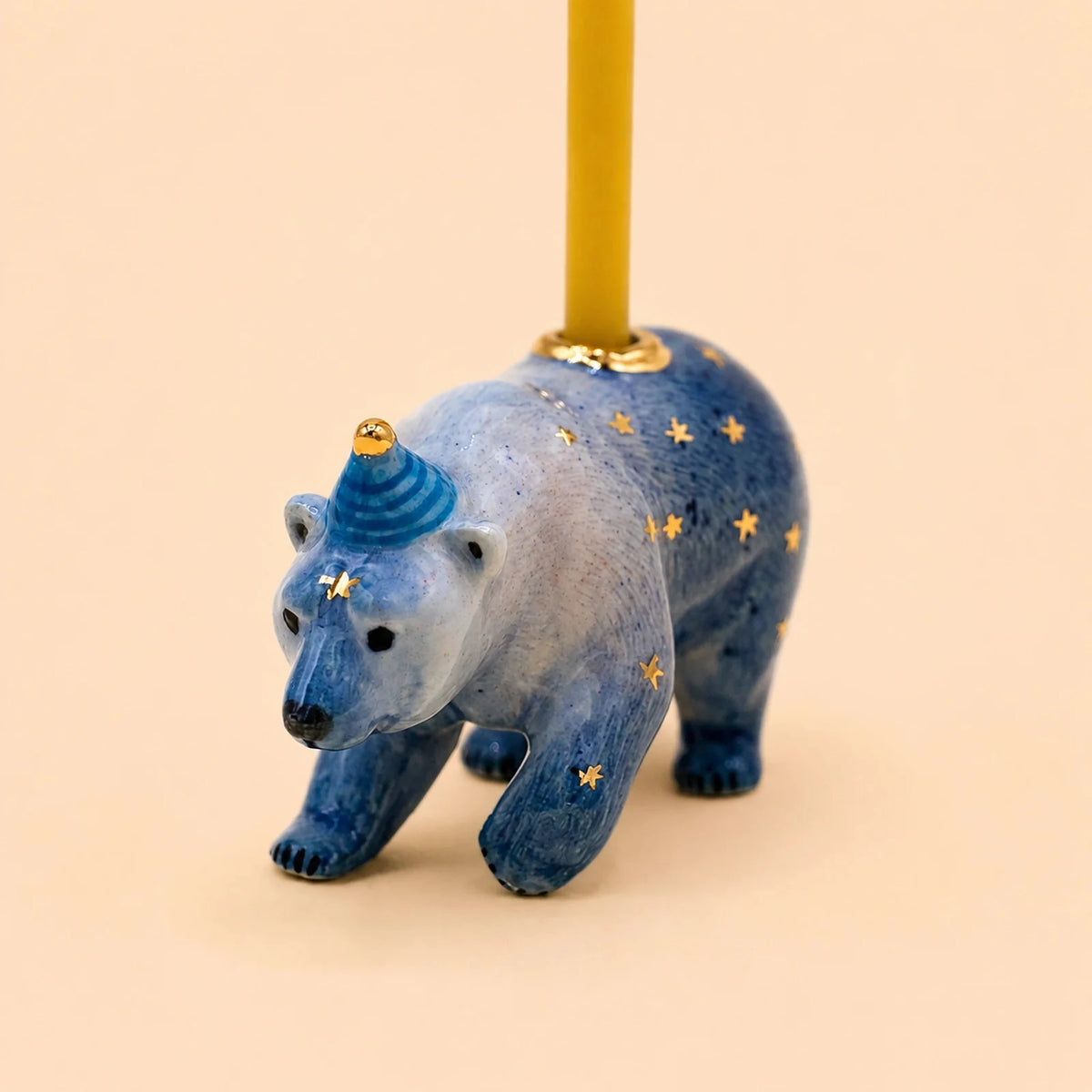 camp hollow mother galaxy bear cake topper / candle holder (pre order)