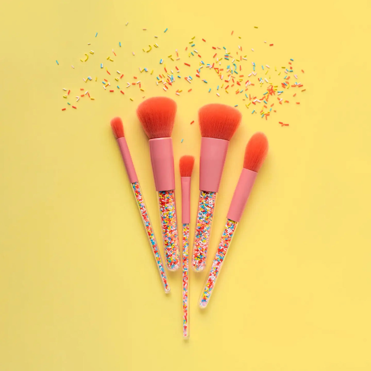 oh flossy sprinkle makeup brush set