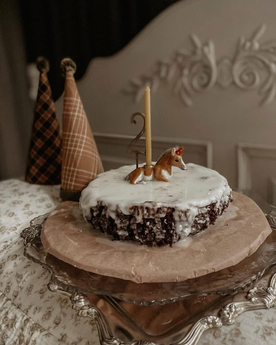 camp hollow year of the horse cake topper / candle holder (pre order)