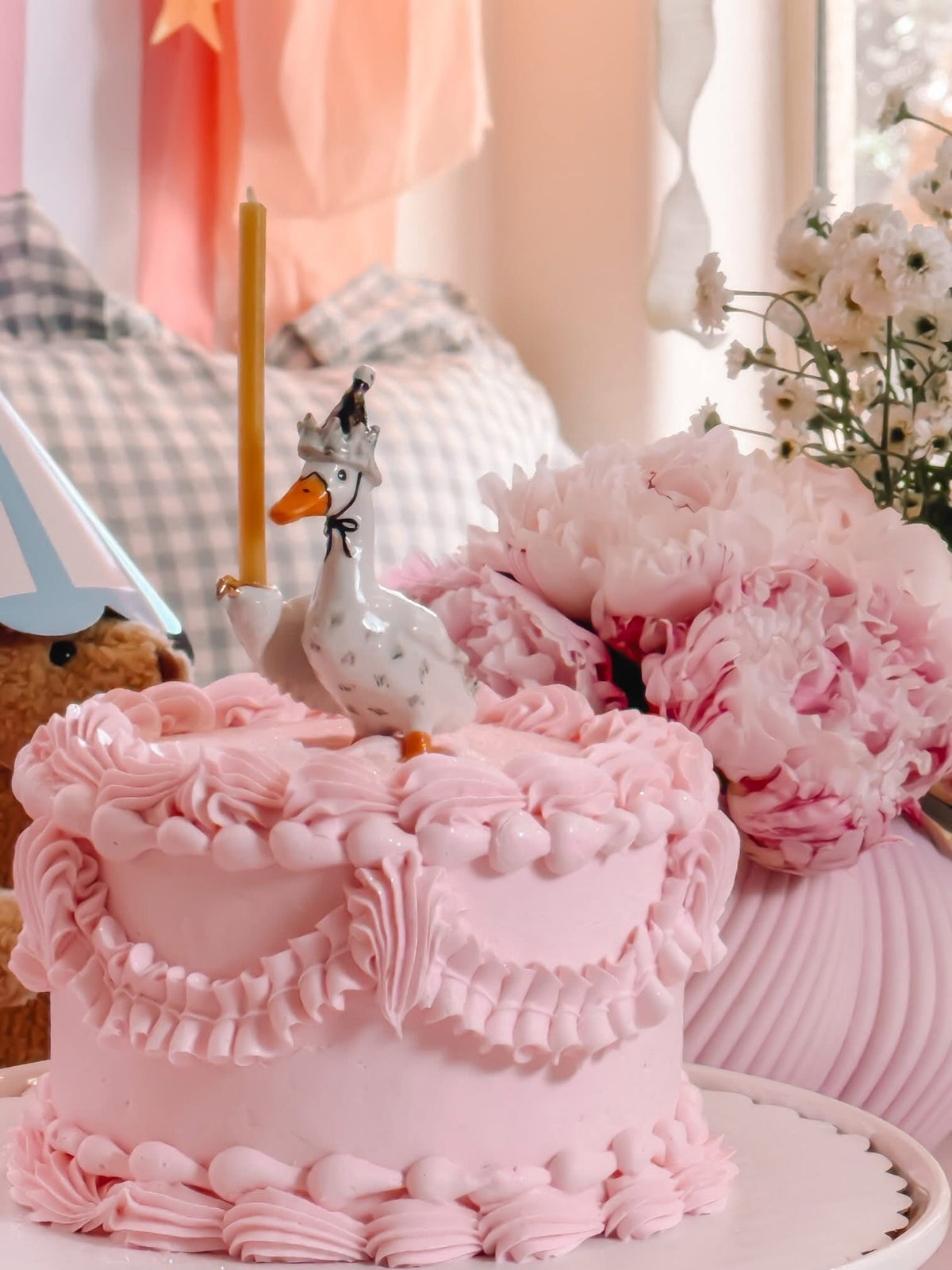 camp hollow goodnight goose cake topper / candle holder (pre order)