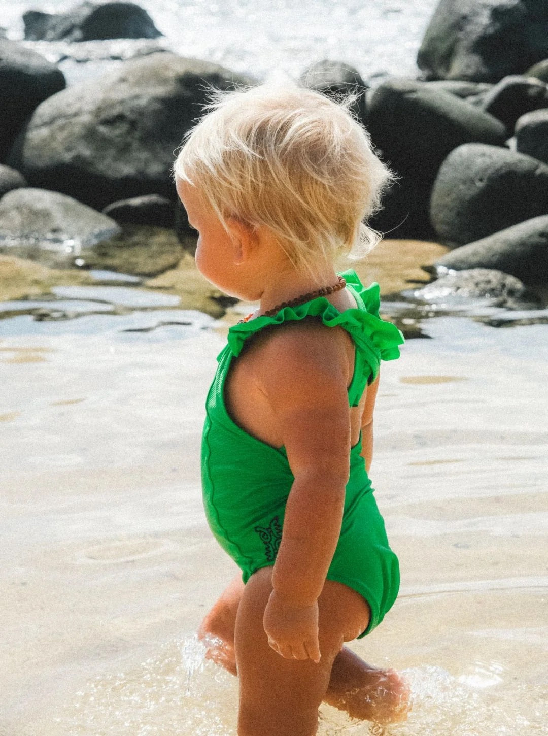 ziggy zaza lola full piece swimsuit - frog