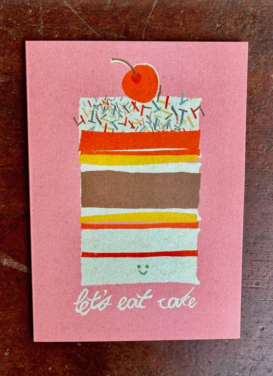 florence fry let's eat cake card