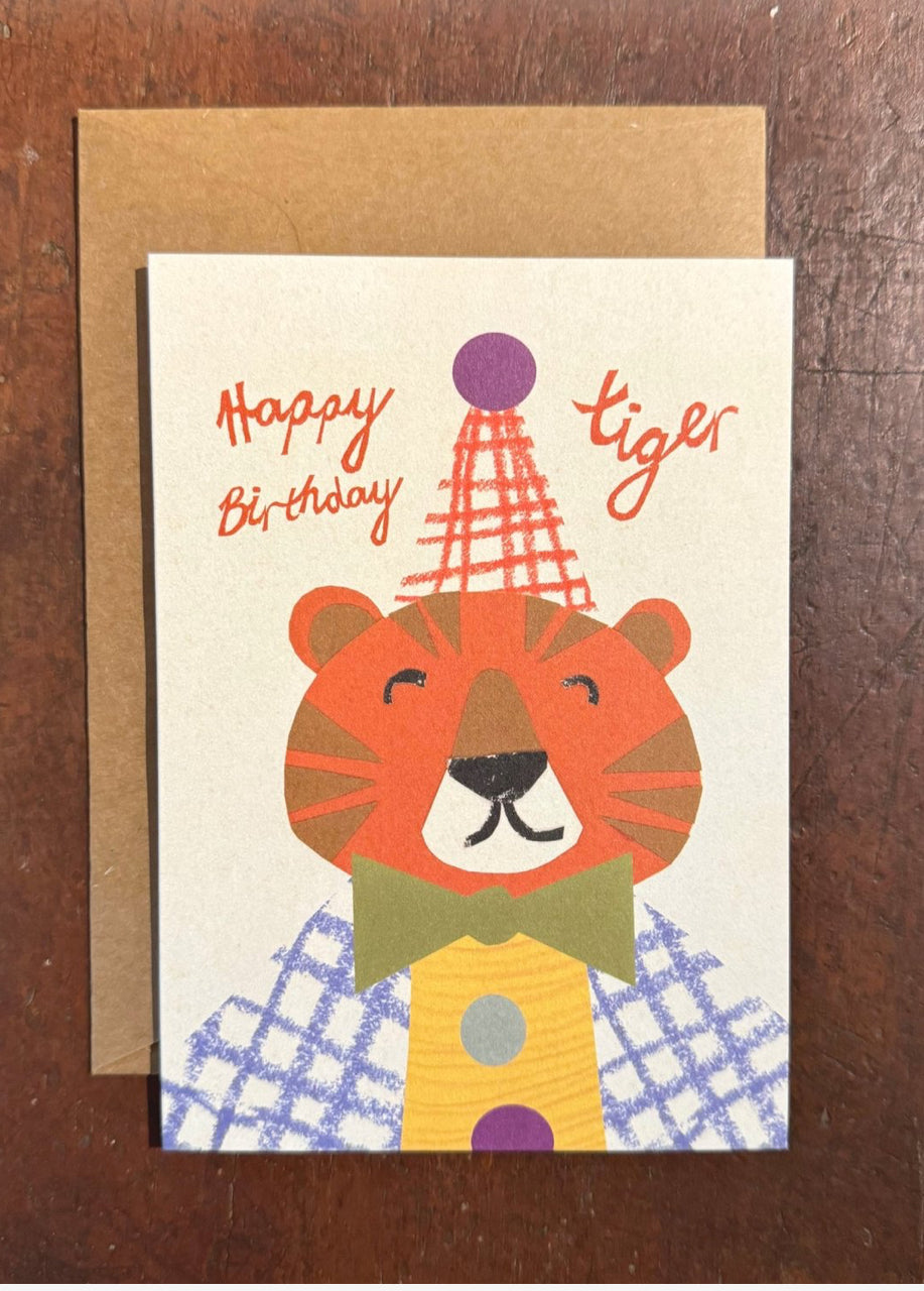 florence fry happy birthday tiger card