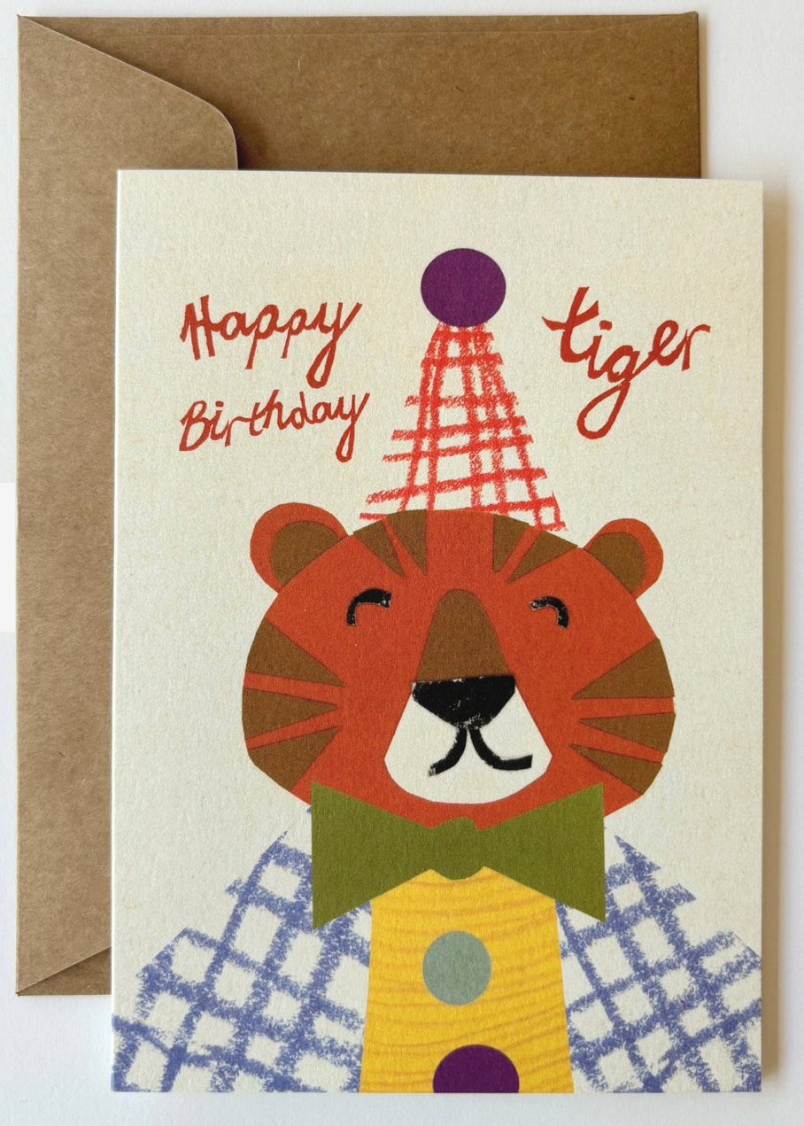 florence fry happy birthday tiger card