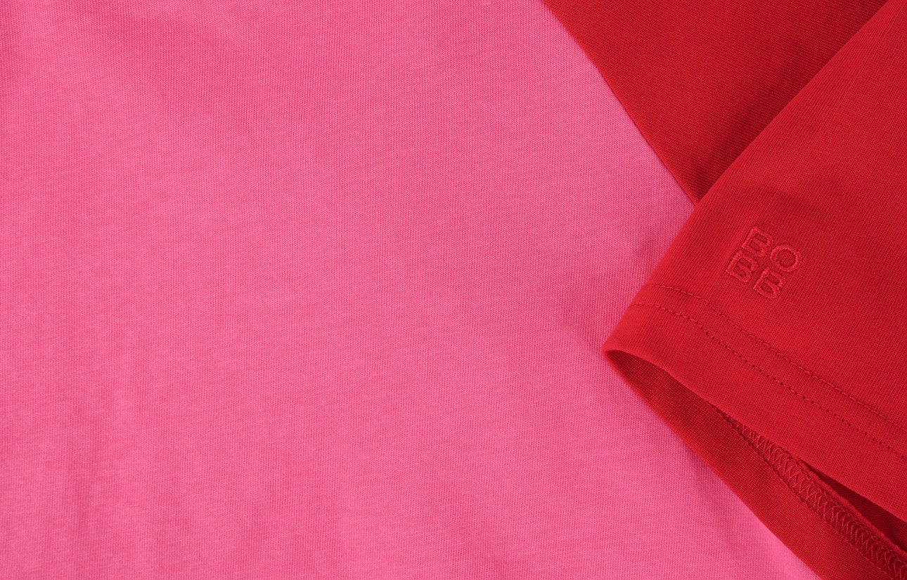 bbobbie raglan crop in pink / red