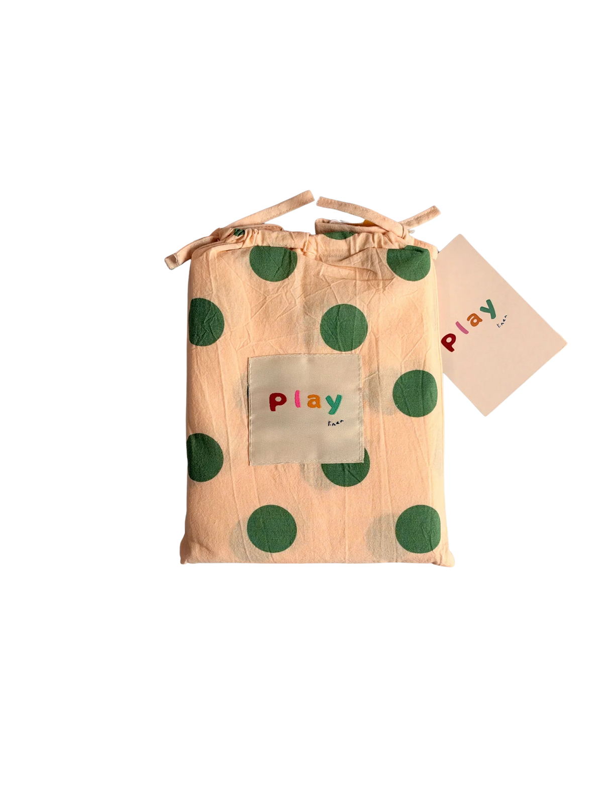play linen 'grow with me' swaddle wrap - cosmic dots (pre order)
