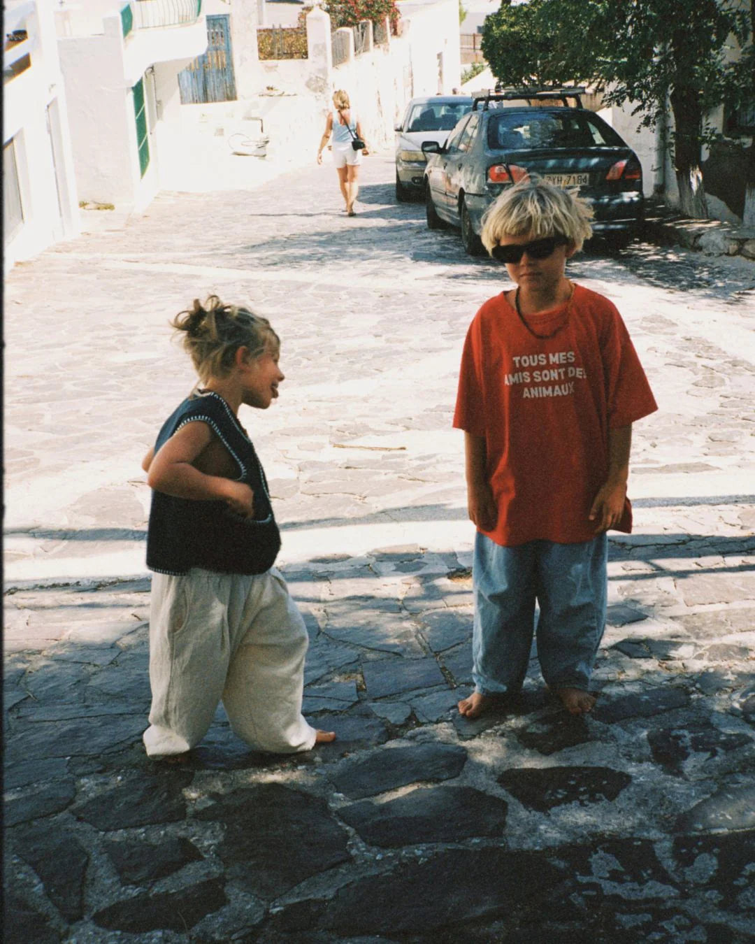 ziggy zaza all my friends are animals tee - chilli - pre order