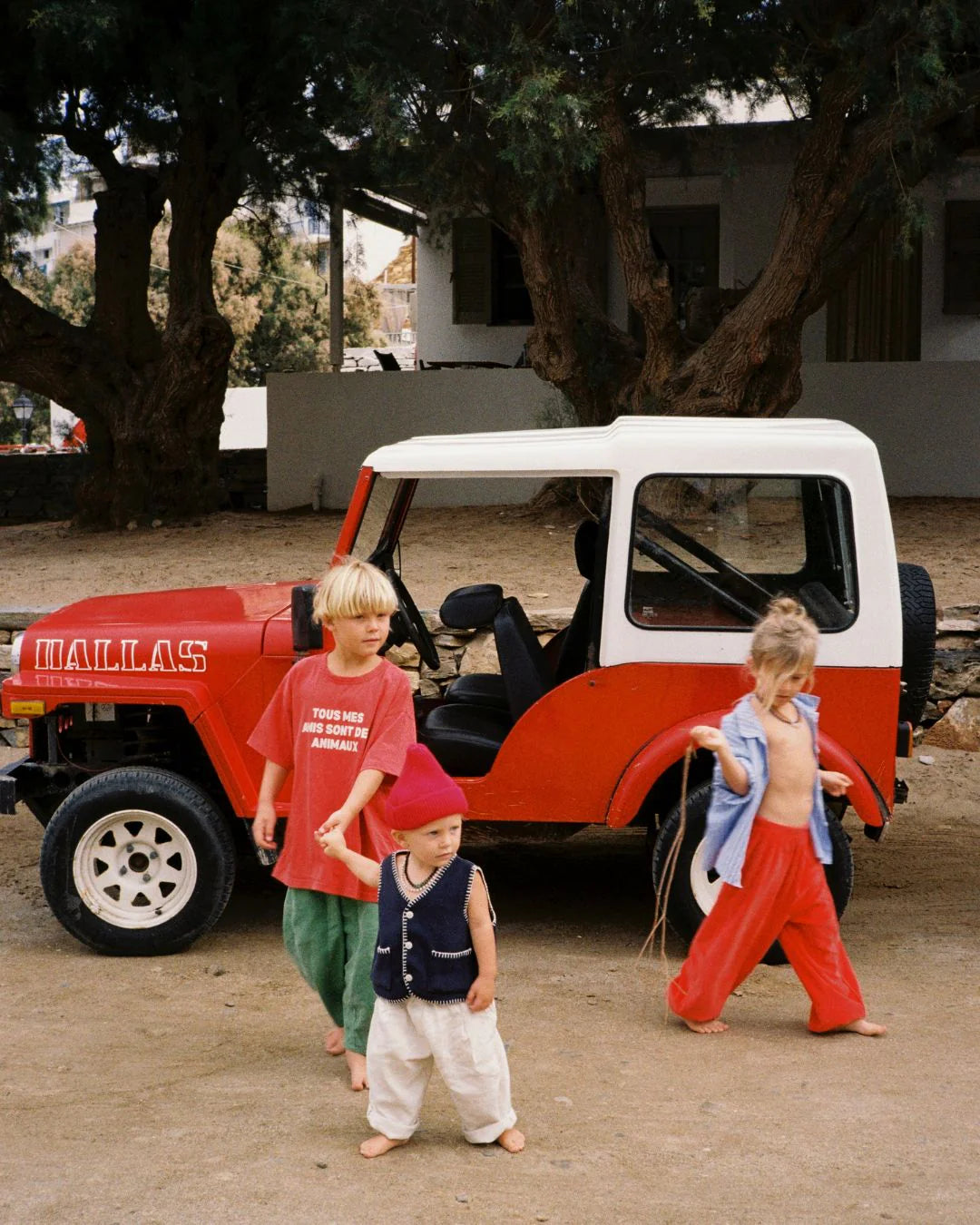 ziggy zaza all my friends are animals tee - chilli - pre order