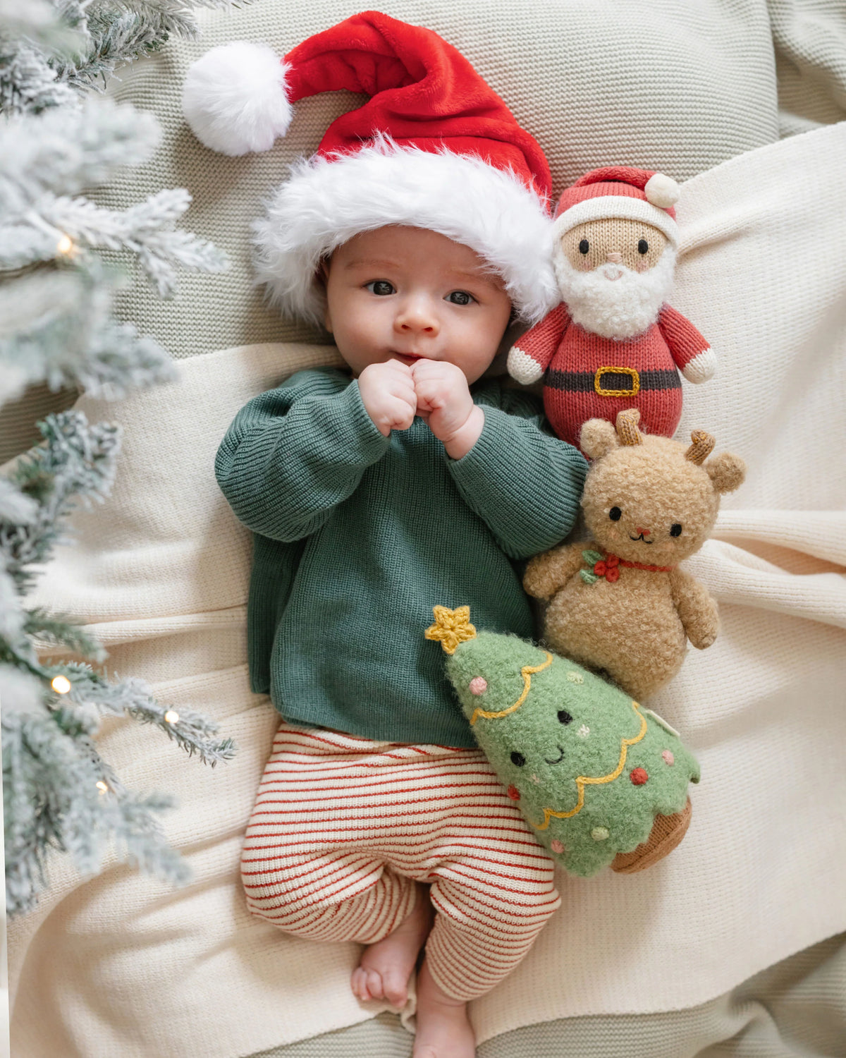 cuddle + kind baby santa - light