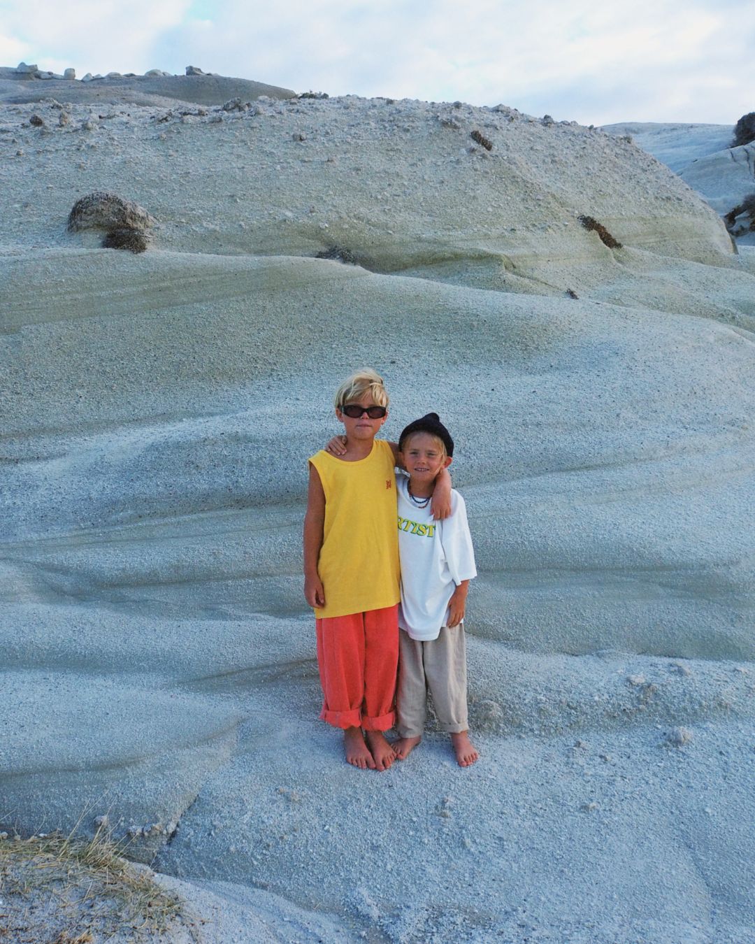 ziggy zaza artist tee - white + yellow - pre order