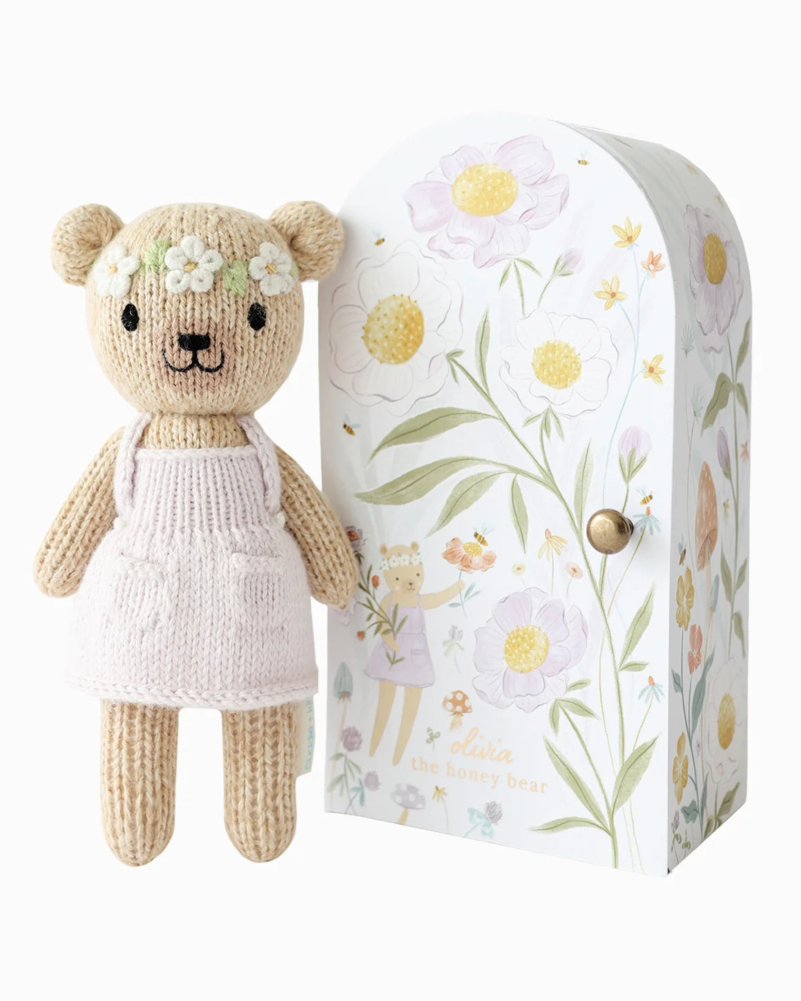 cuddle + kind tiny olivia the honey bear