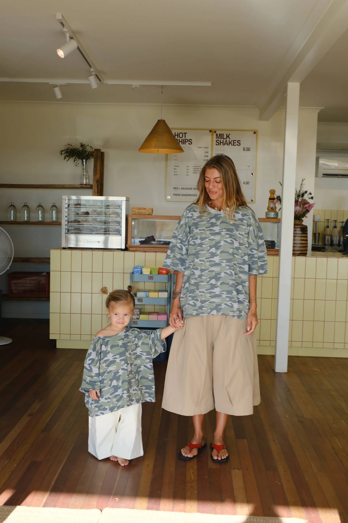 by billie kids tee - camo star (pre order)