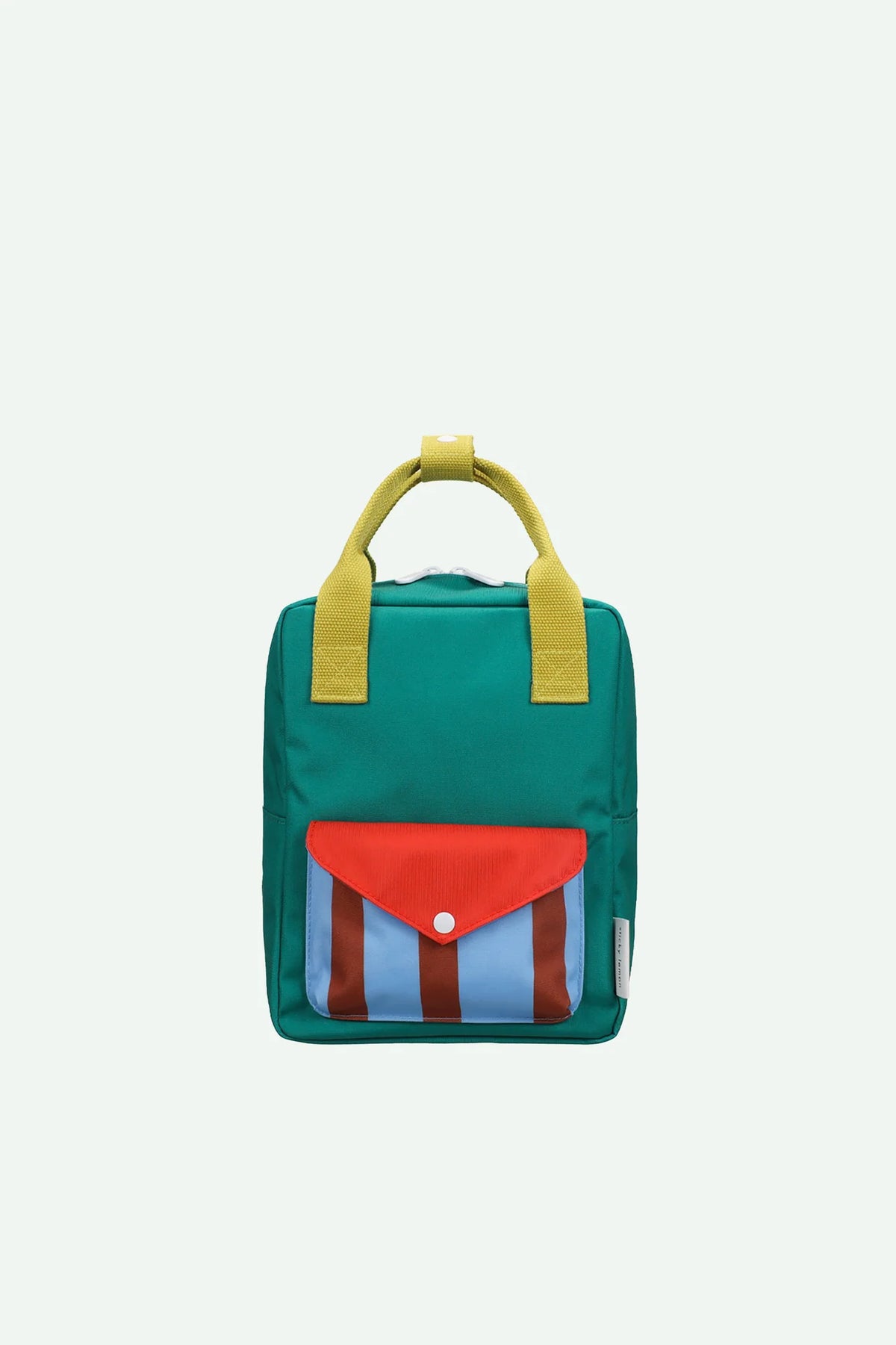 sticky lemon small envelope backpack - sticky memories / grass green (pre order)
