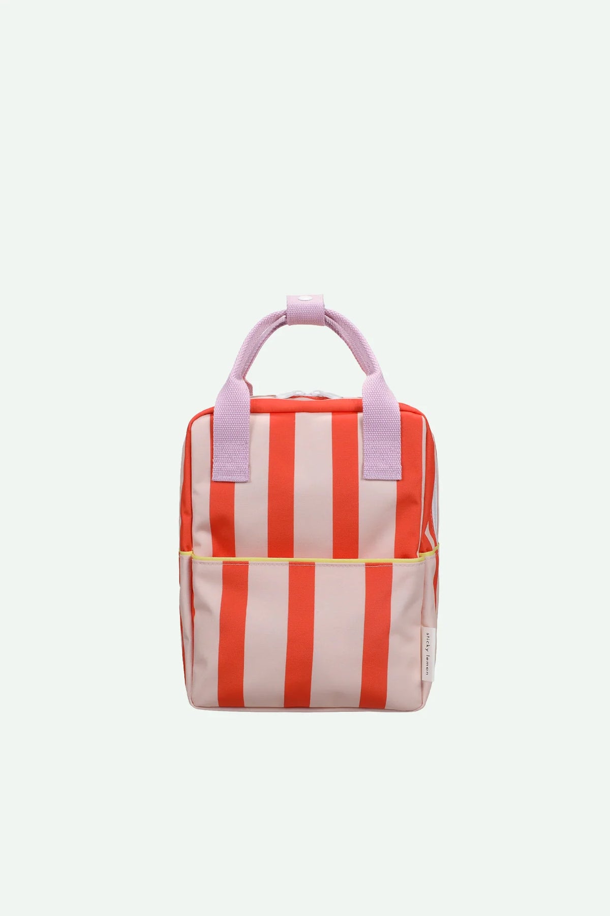 sticky lemon small backpack - sticky memories / stripes + lifebouy orange (pre order)