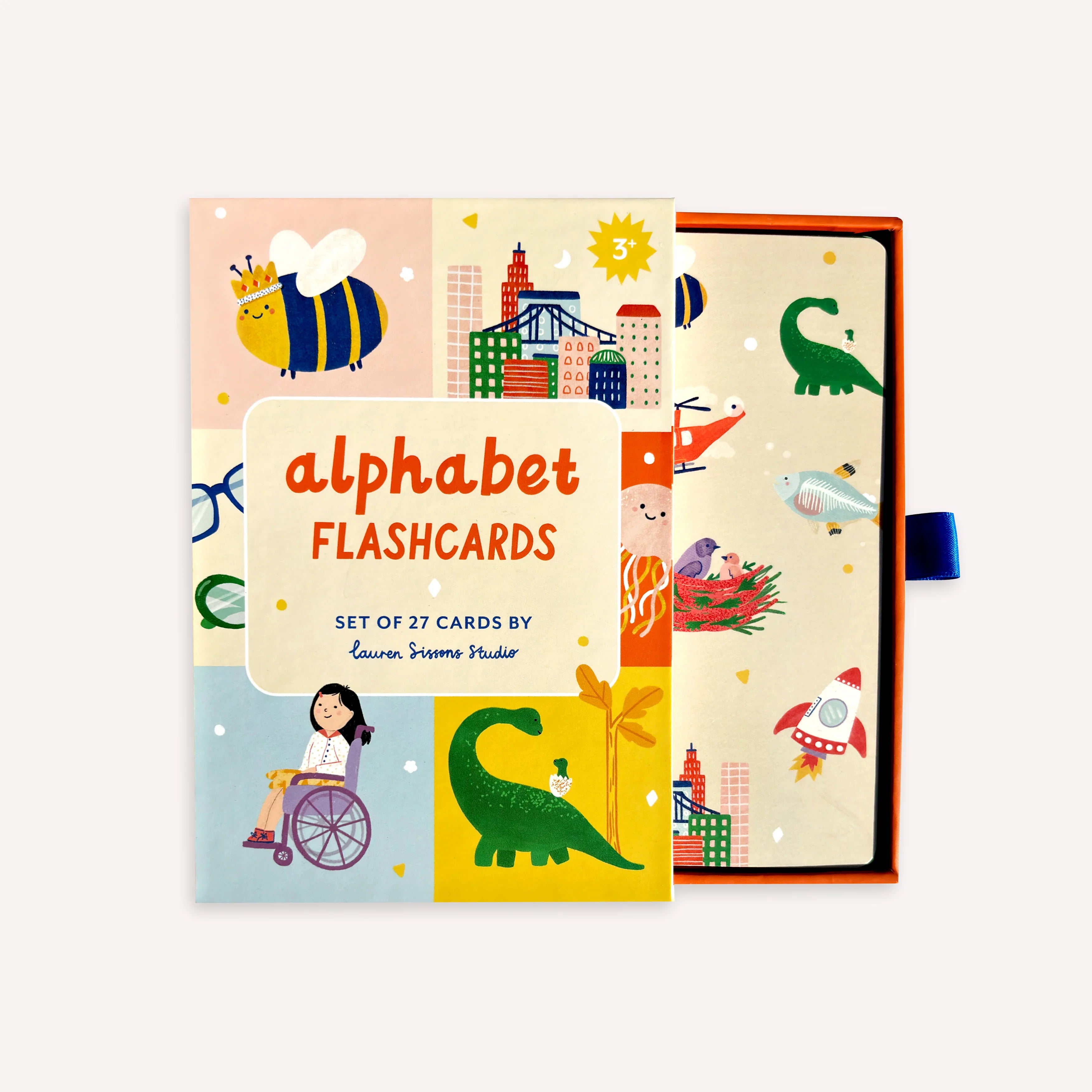 lauren sissons illustrated flashcards - a-z alphabet