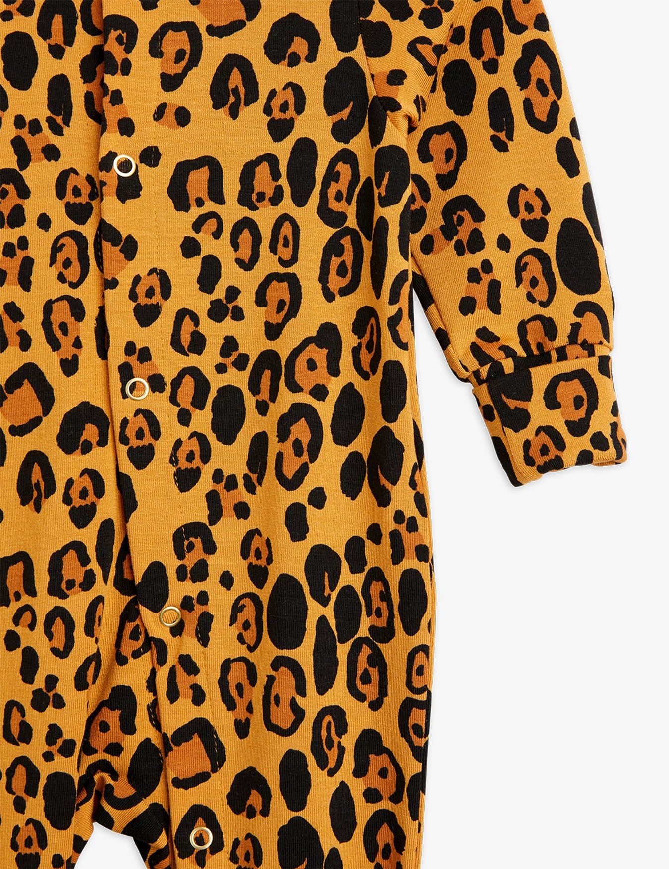 mini rodini basic leopard baby jumpsuit