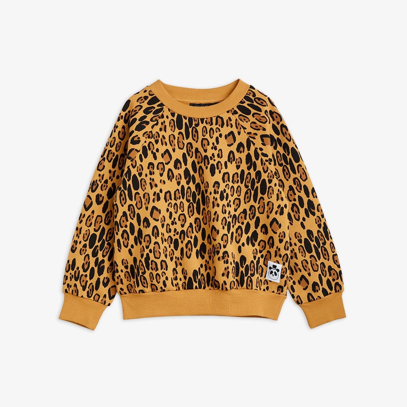 mini rodini basic leopard sweatshirt - beige - pre order