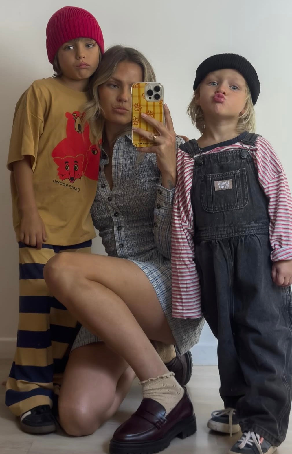 mini rodini block stripe trousers