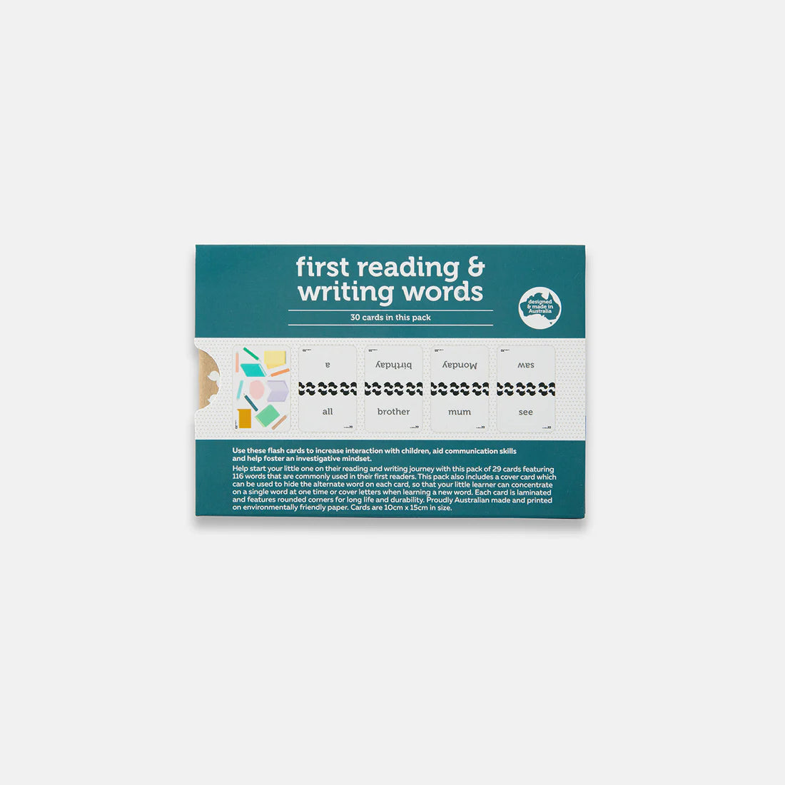 two little ducklings flash cards - first reading writing cards