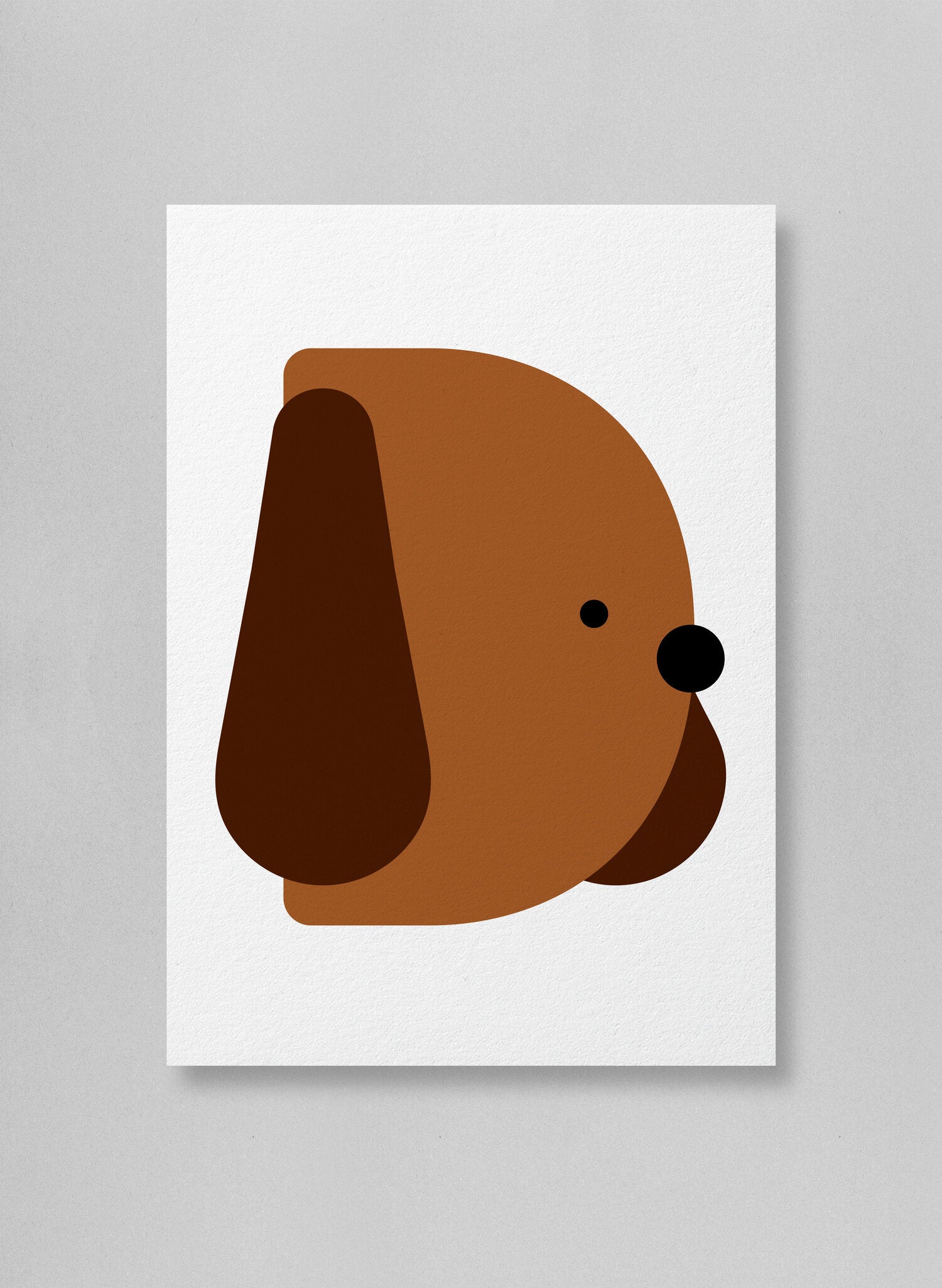 v.happy alphapic art print - letter d