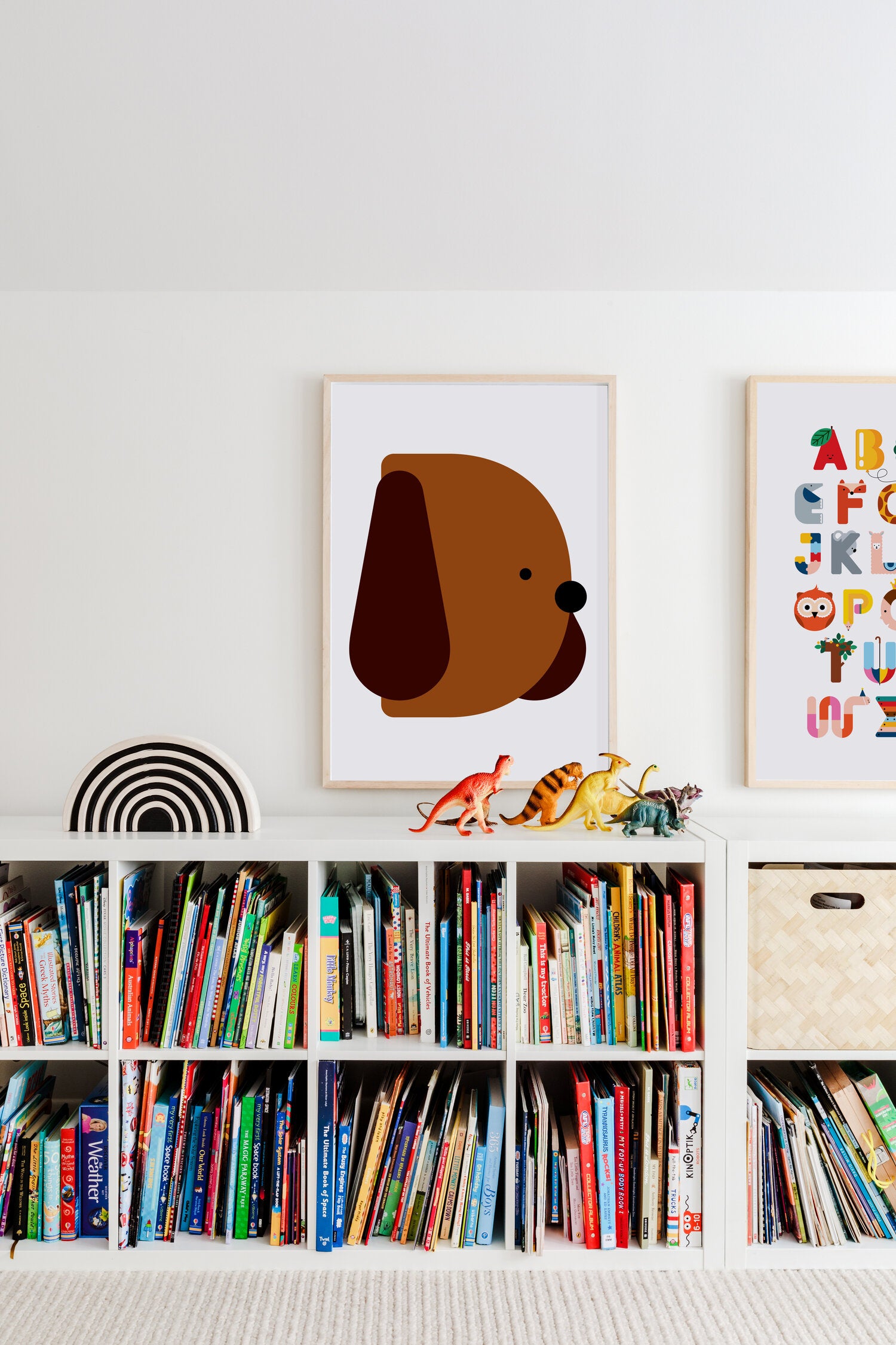 v.happy alphapic art print - letter d