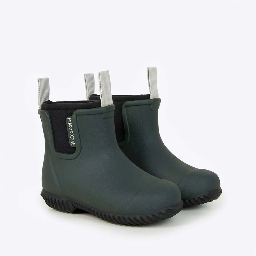 merry people bobbi kids gumboot - forest green - pre order