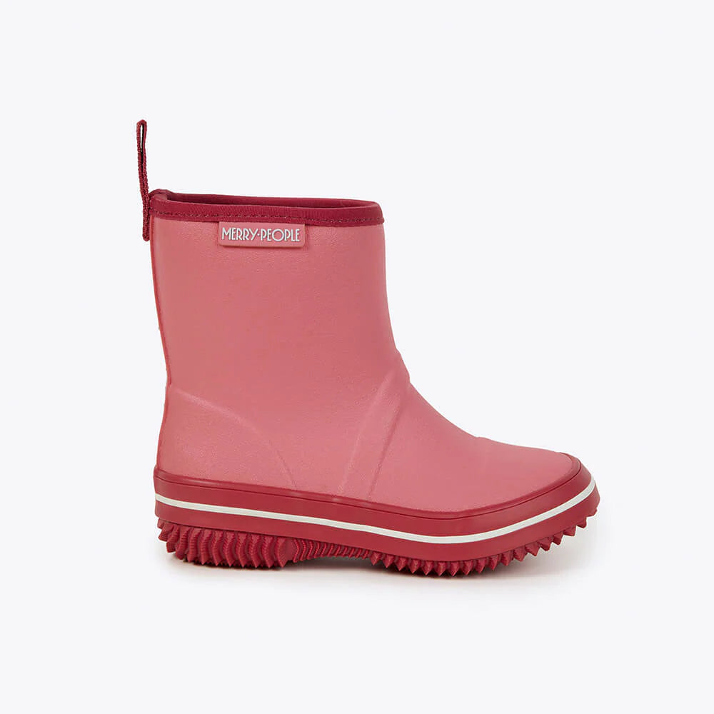 merry people andie kids gumboot - bubblegum - pre order