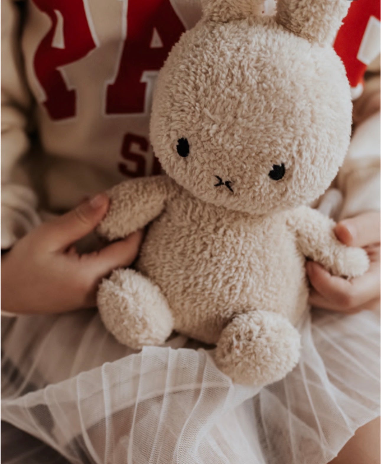 miffy plush sitting - terry beige 23cm
