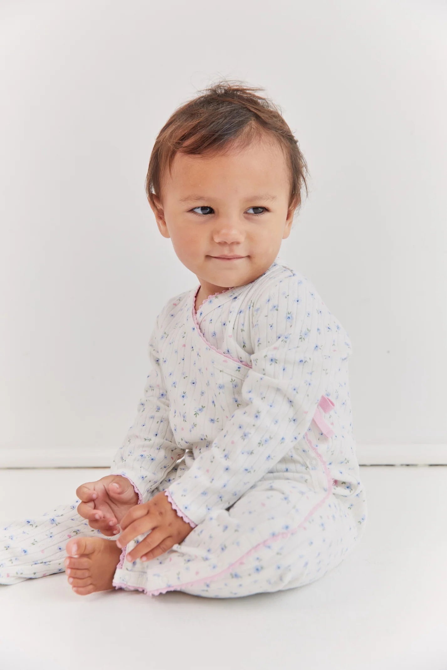 juni jnr meadow onesie - ditsy bloom