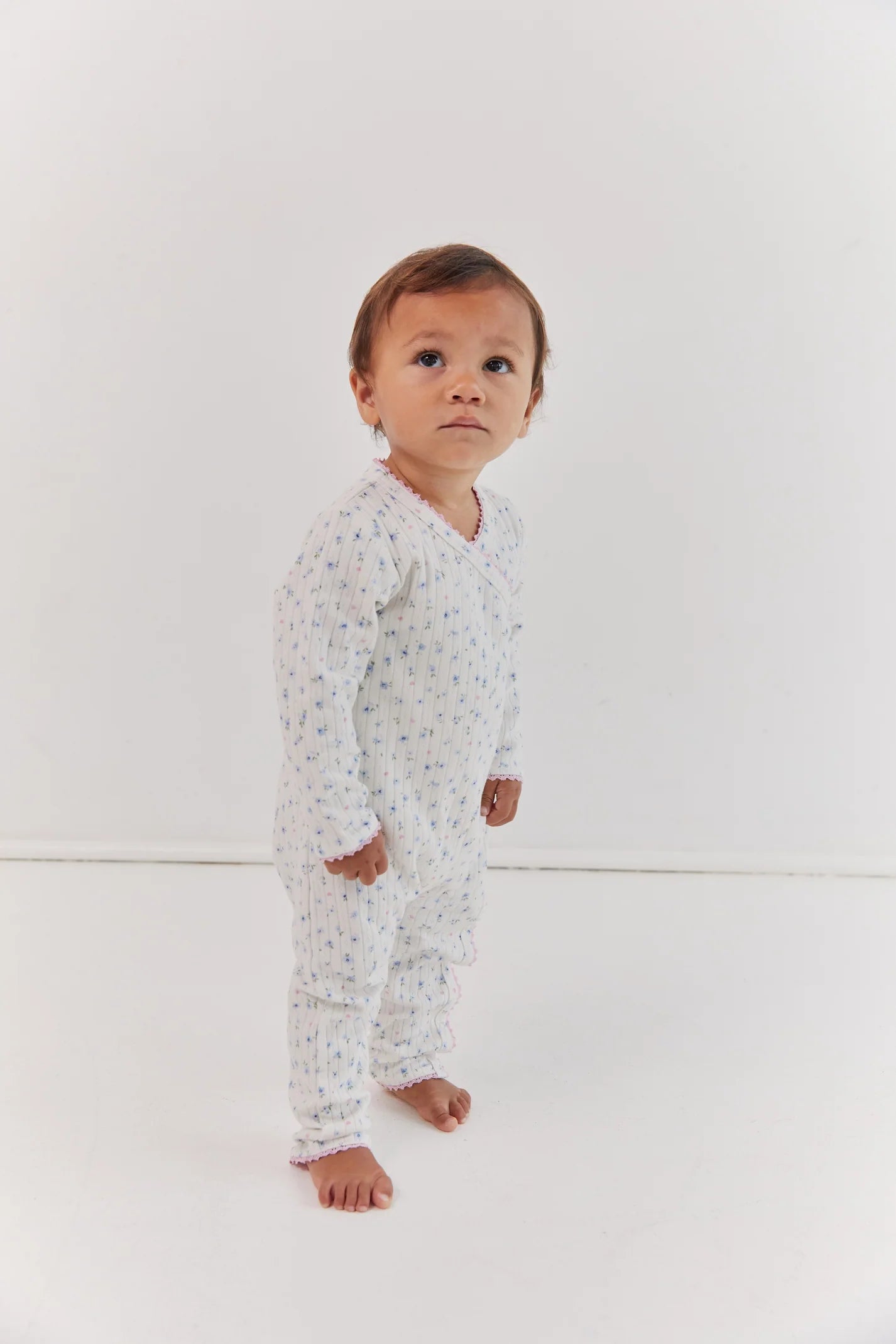 juni jnr meadow onesie - ditsy bloom