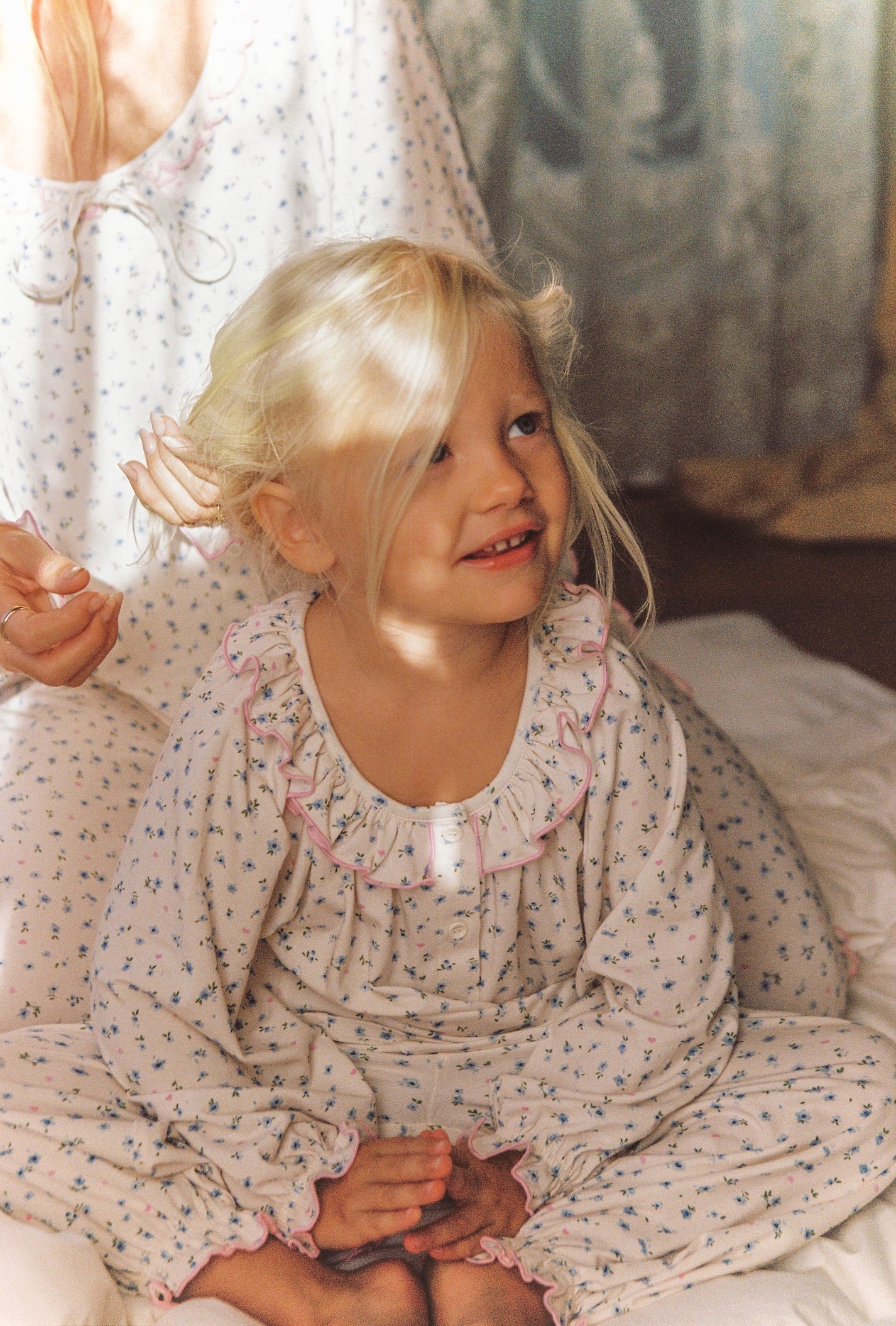 juni jnr gracie pyjama set - ditsy bloom